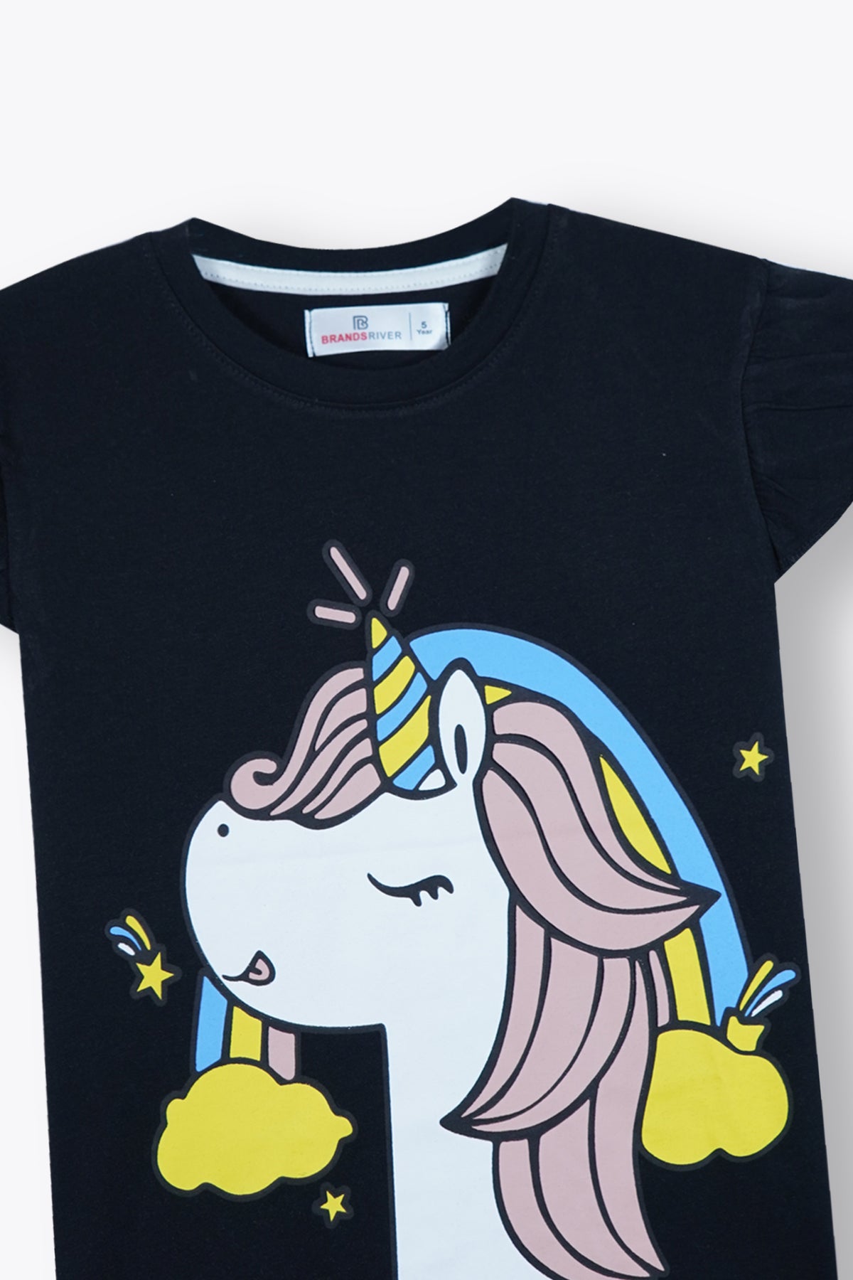 Premium Quality &quot;Baby Unicorn&quot; Printed Girls Summer Suit