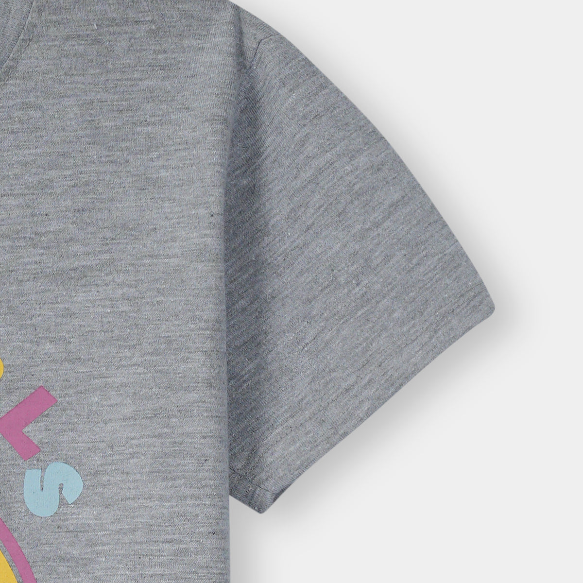 Premium Quality &#39;Girls&#39; Power&#39; Printed Grey Girls Summer Suit