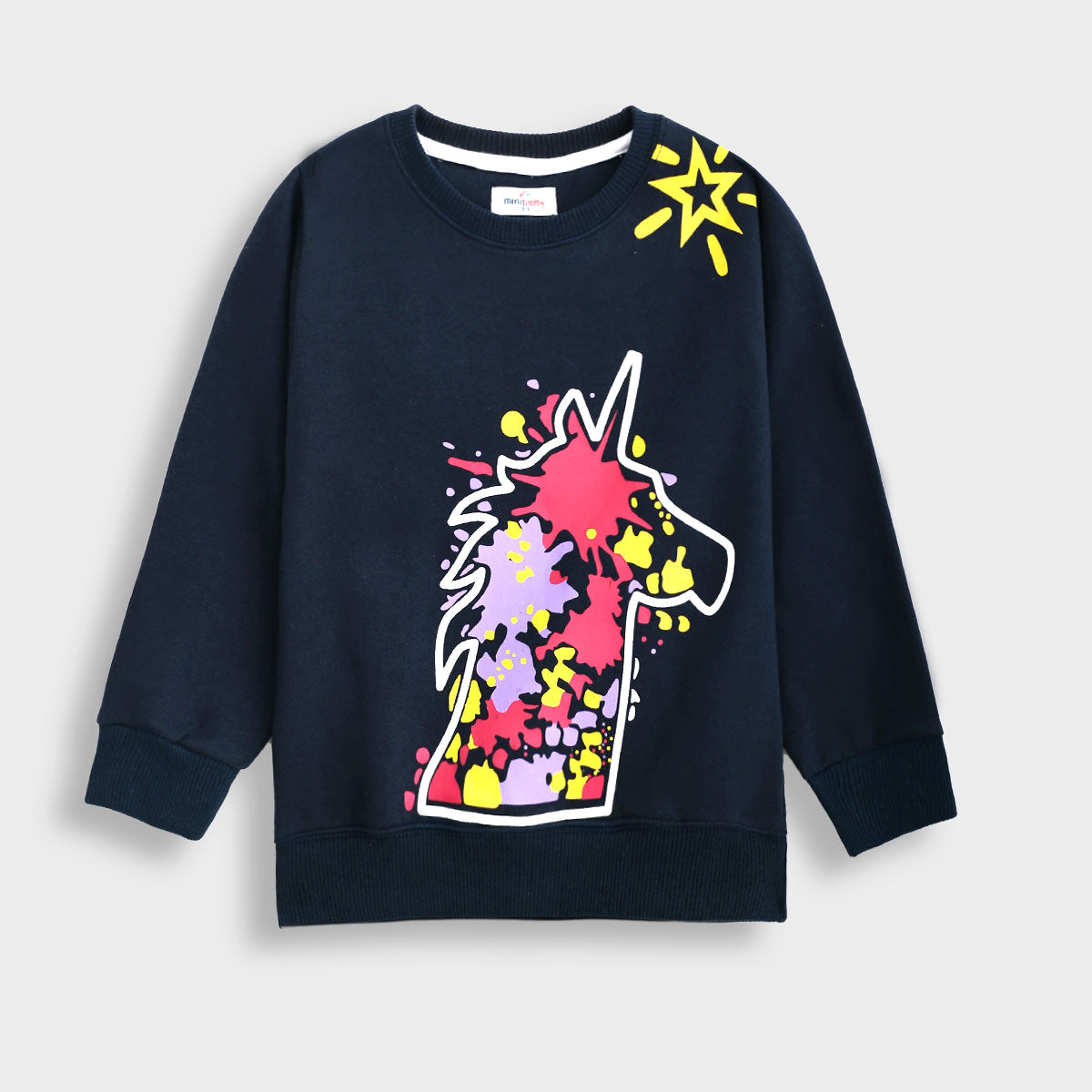 Premium Quality Printed Fleece Sweatshirt For Girls