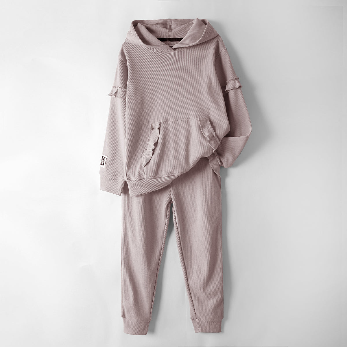 Premium Quality 2 Piece Frill Tracksuit For Girls