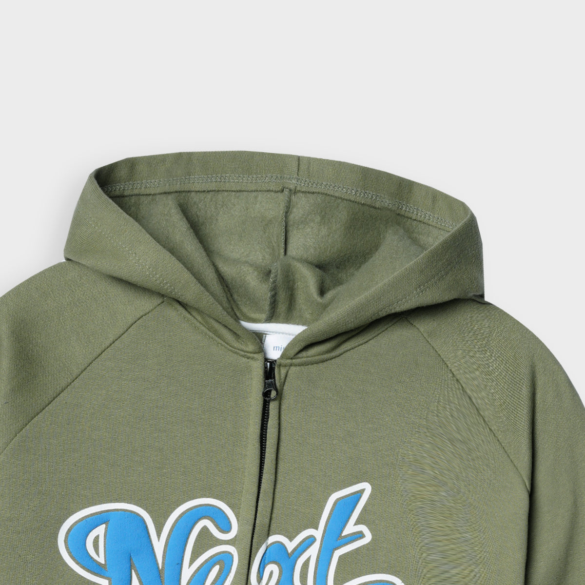 Kids Soft Cotton Printed Fleece Zipper Hoodie