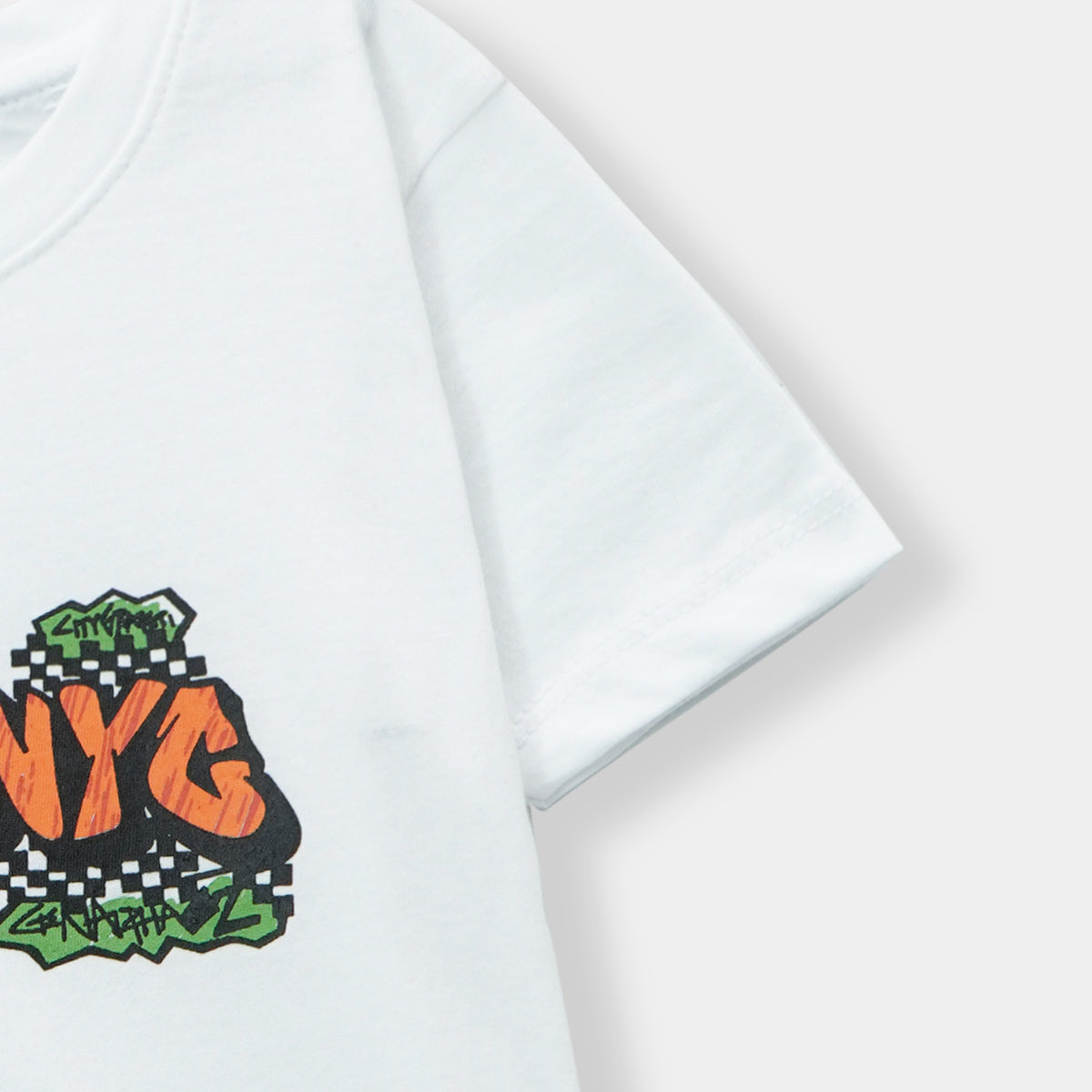 Boys &quot;NYG&quot; Printed White T-Shirt