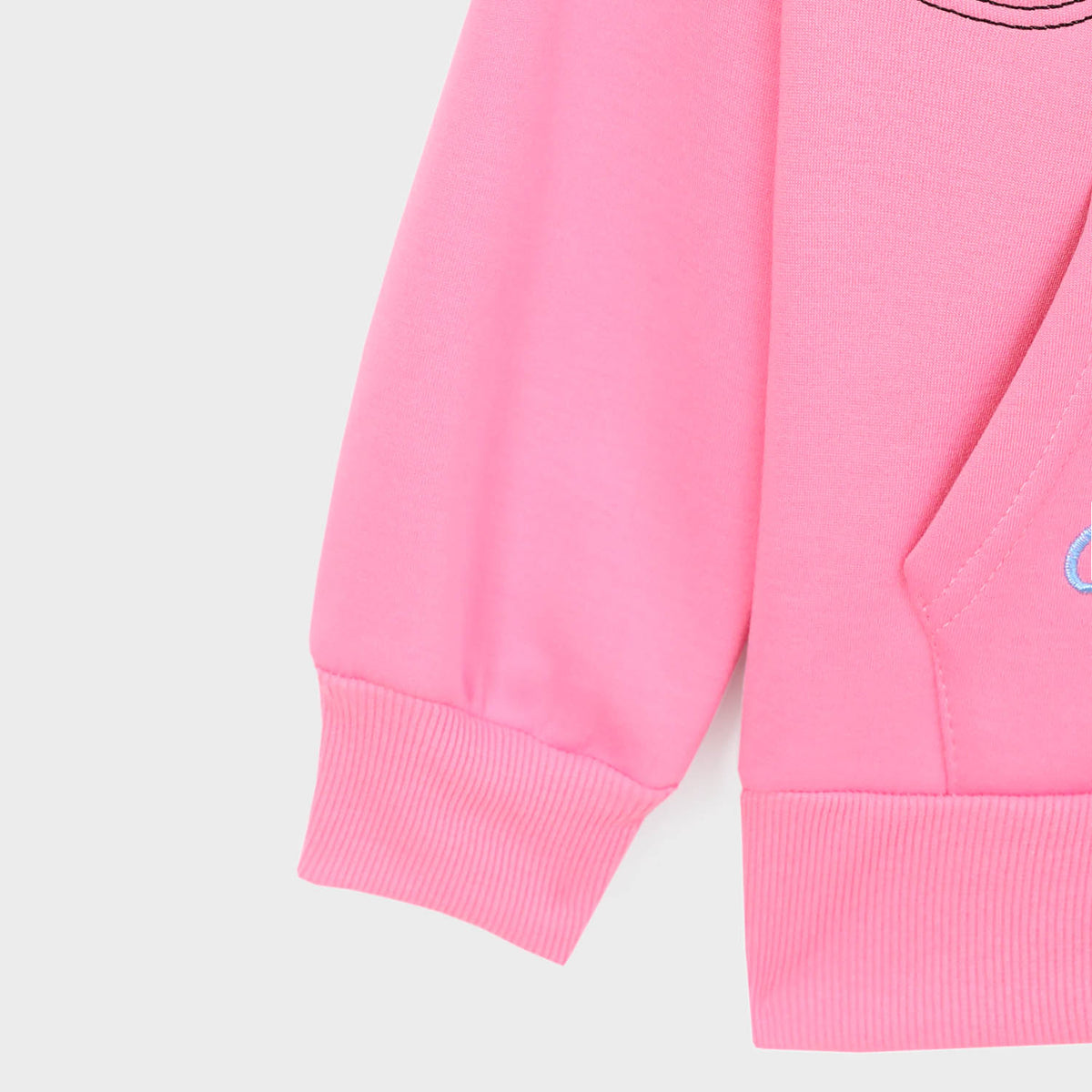 Imported Embroidered Fleece Hoodie For Girls