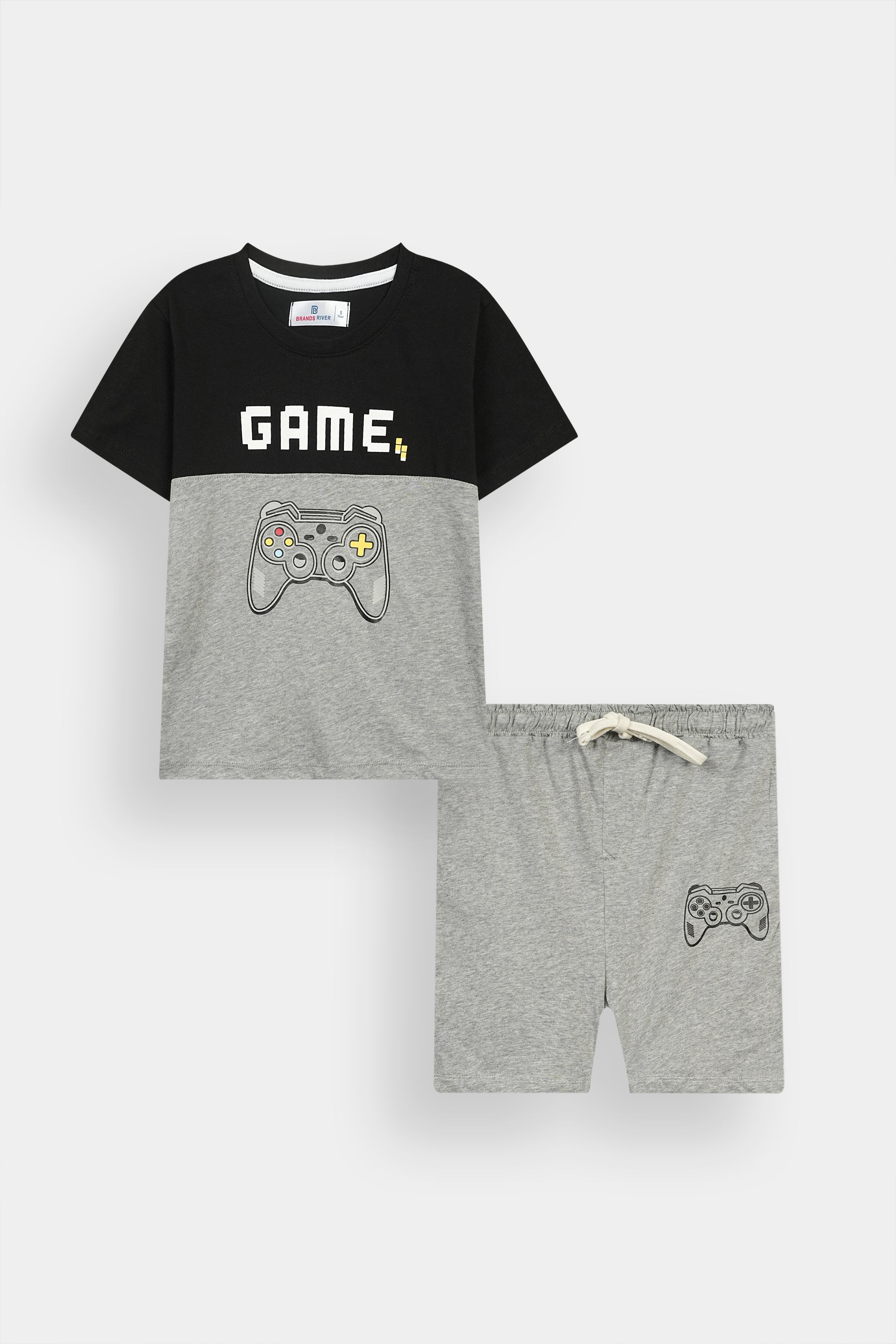 Premium Quality "Game Changer" Printed Summer Suit For Boys