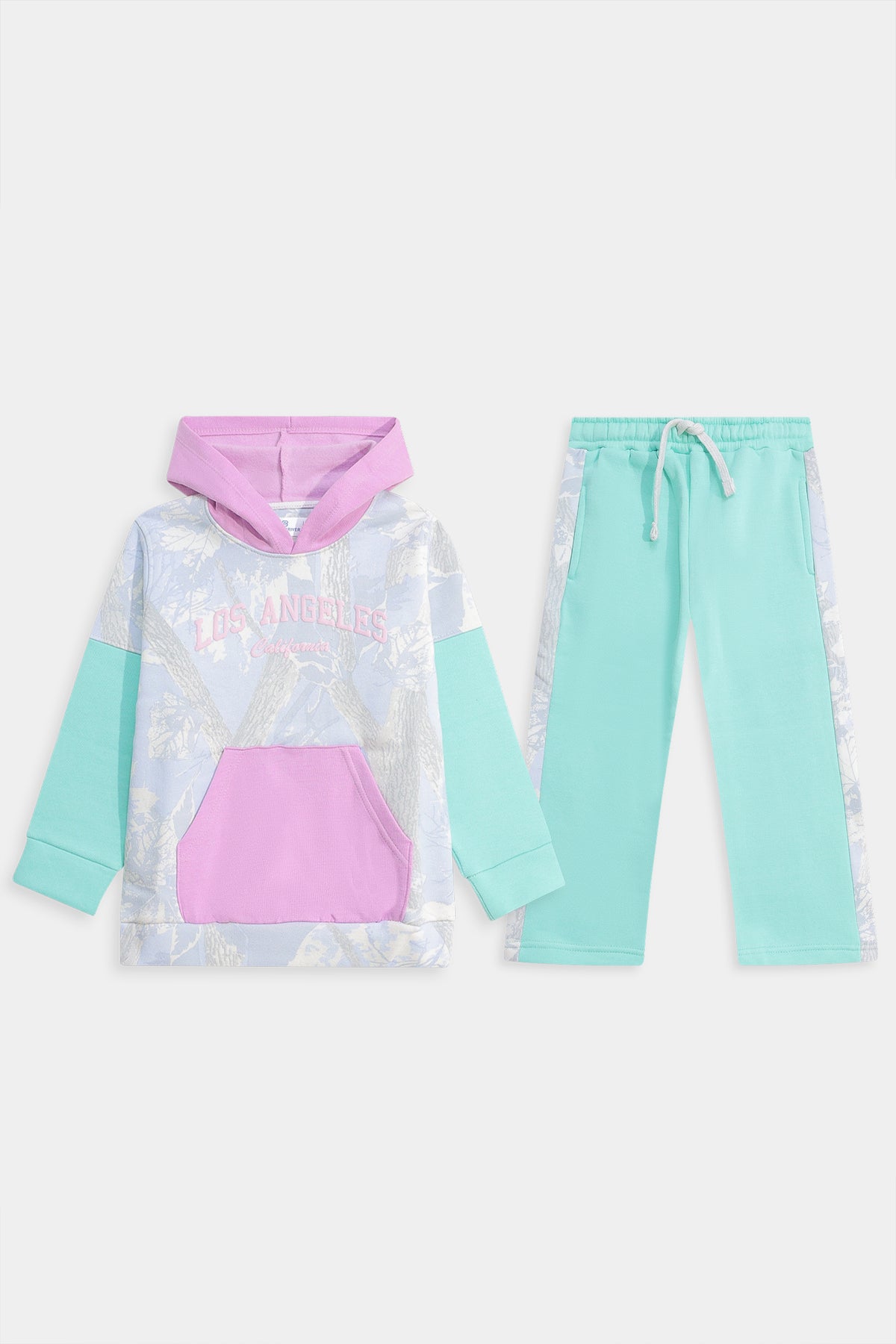 Premium Quality "Los Angeles" Printed fleece Hoodie Suit for Kids