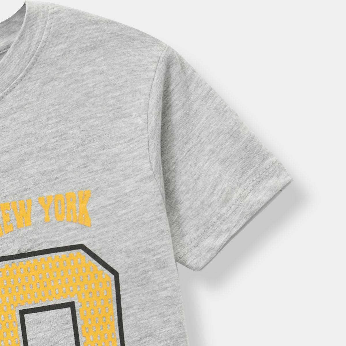 Grey &quot;89&quot; Baseball T-shirt For Boys