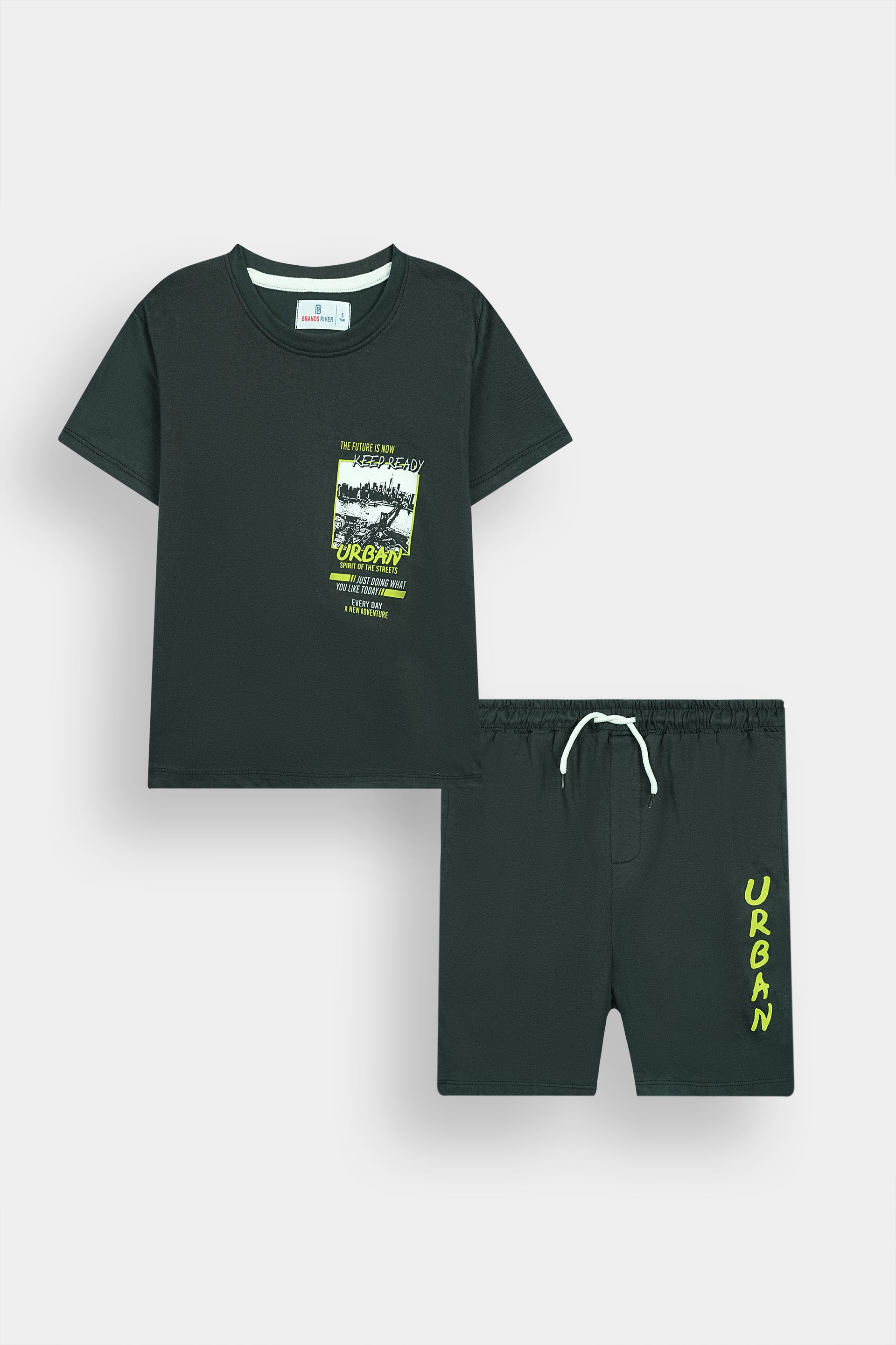 Premium Quality "Urban Vibes " Printed Summer Suit For Boys