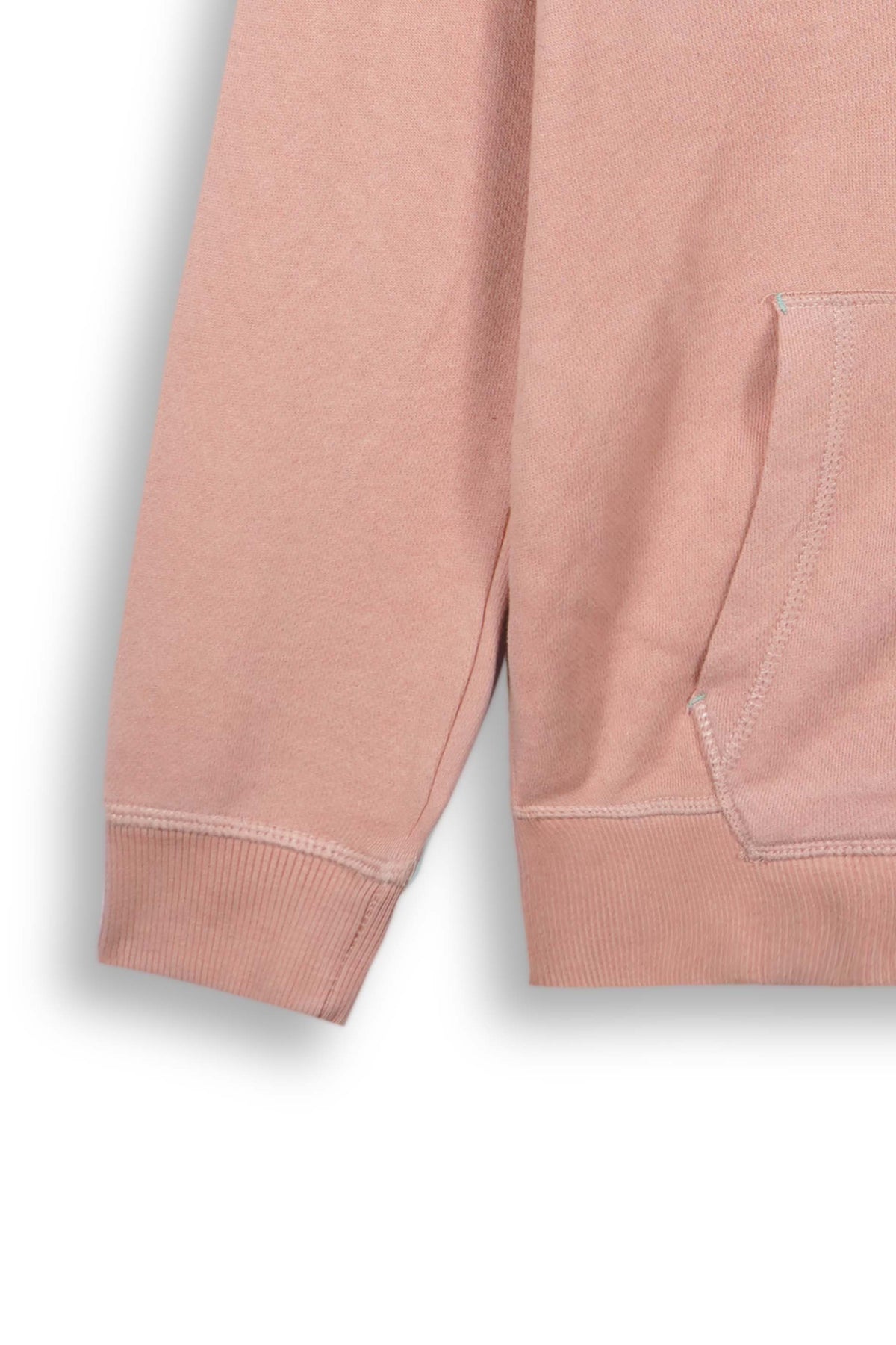 Girls Soft Cotton &quot; Chill Vibes&quot; Embroidered brushed Terry  Zipper Hoodie