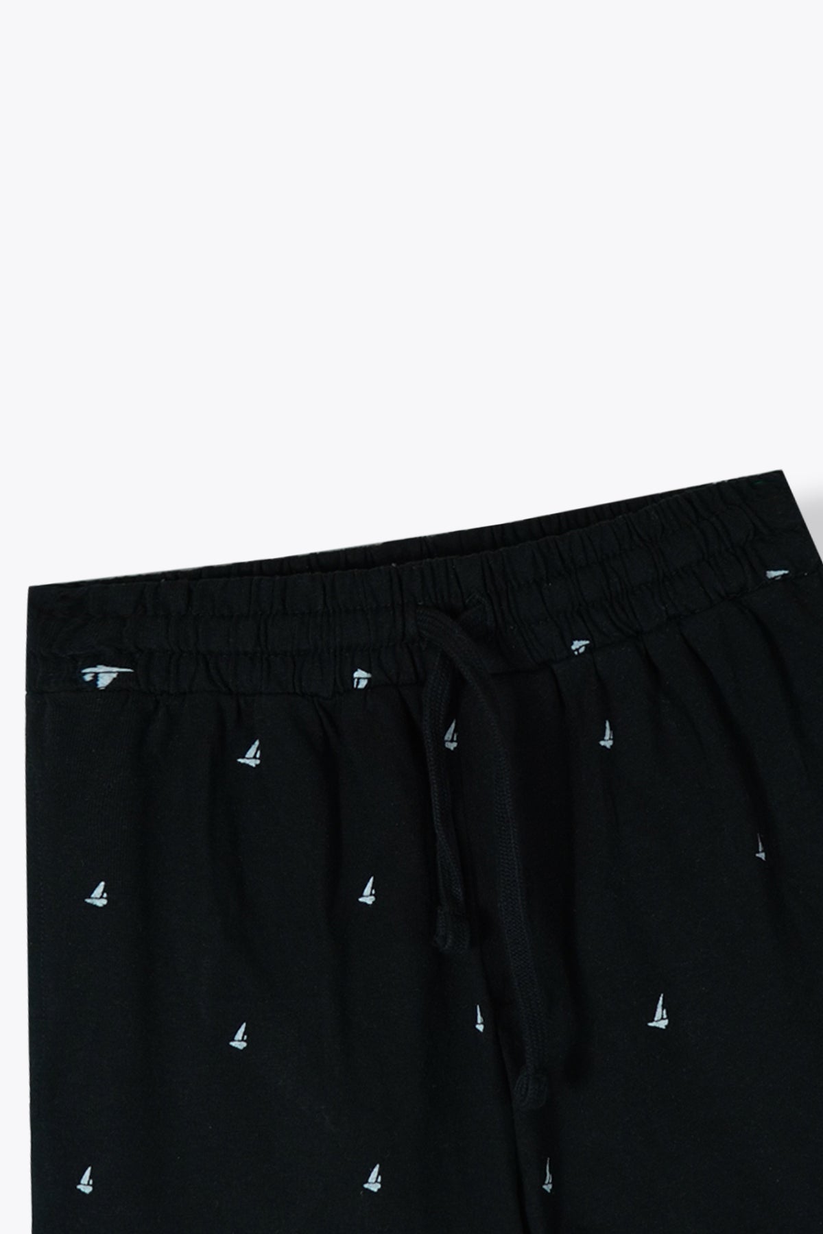 &quot;Wild Boy&quot; Printed Green Summer Suit with Black Shorts for Boys