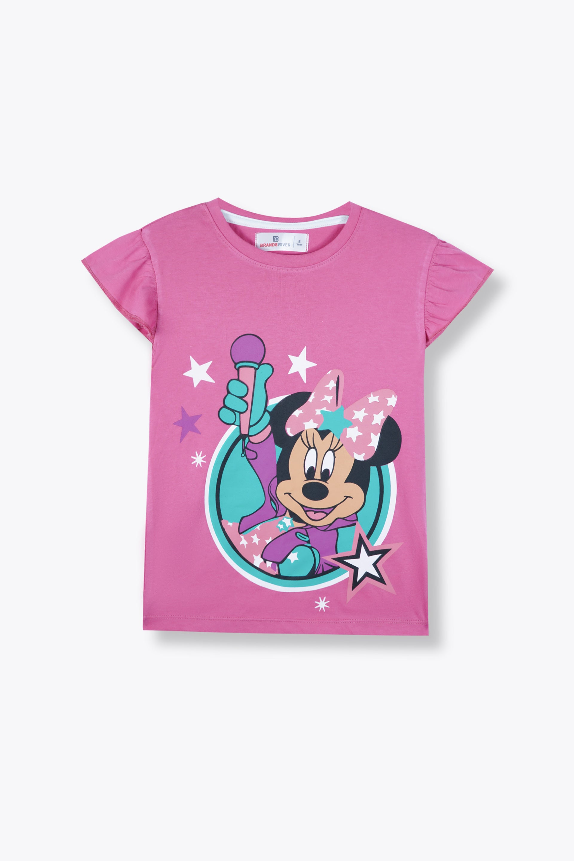 Premium Quality "Minnie Mouse" Printed Frilled Girls Summer Suit