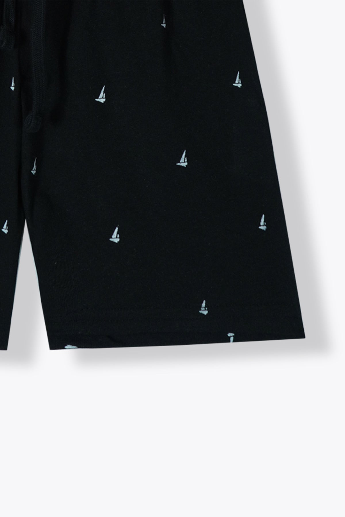 &quot;Wild Boy&quot; Printed Green Summer Suit with Black Shorts for Boys