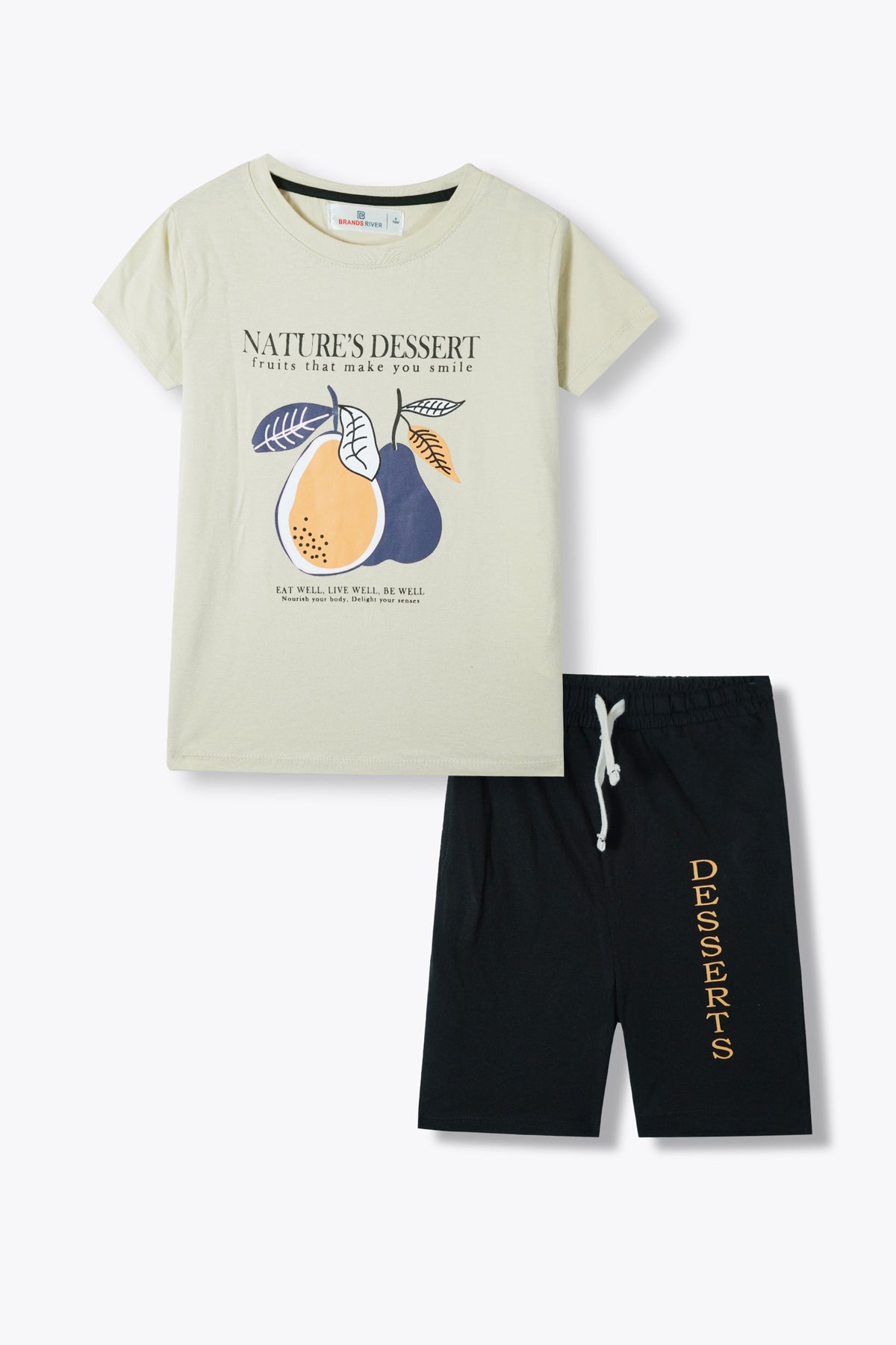 Premium Quality &quot;Nature&#39;s Dessert&quot; Printed Boys Summer Suit