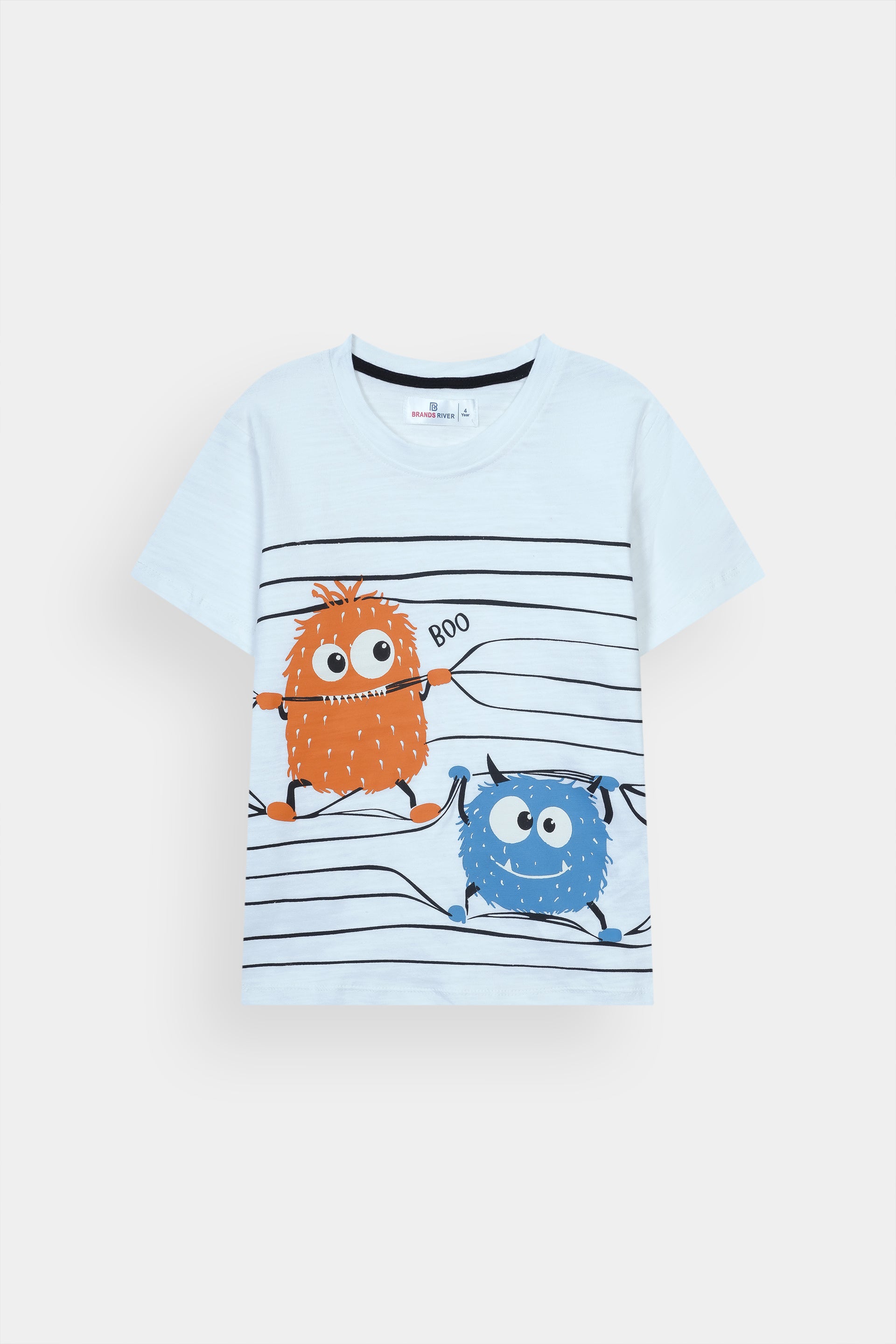 Premium Quality "BOO" Printed Summer Suit For Boys