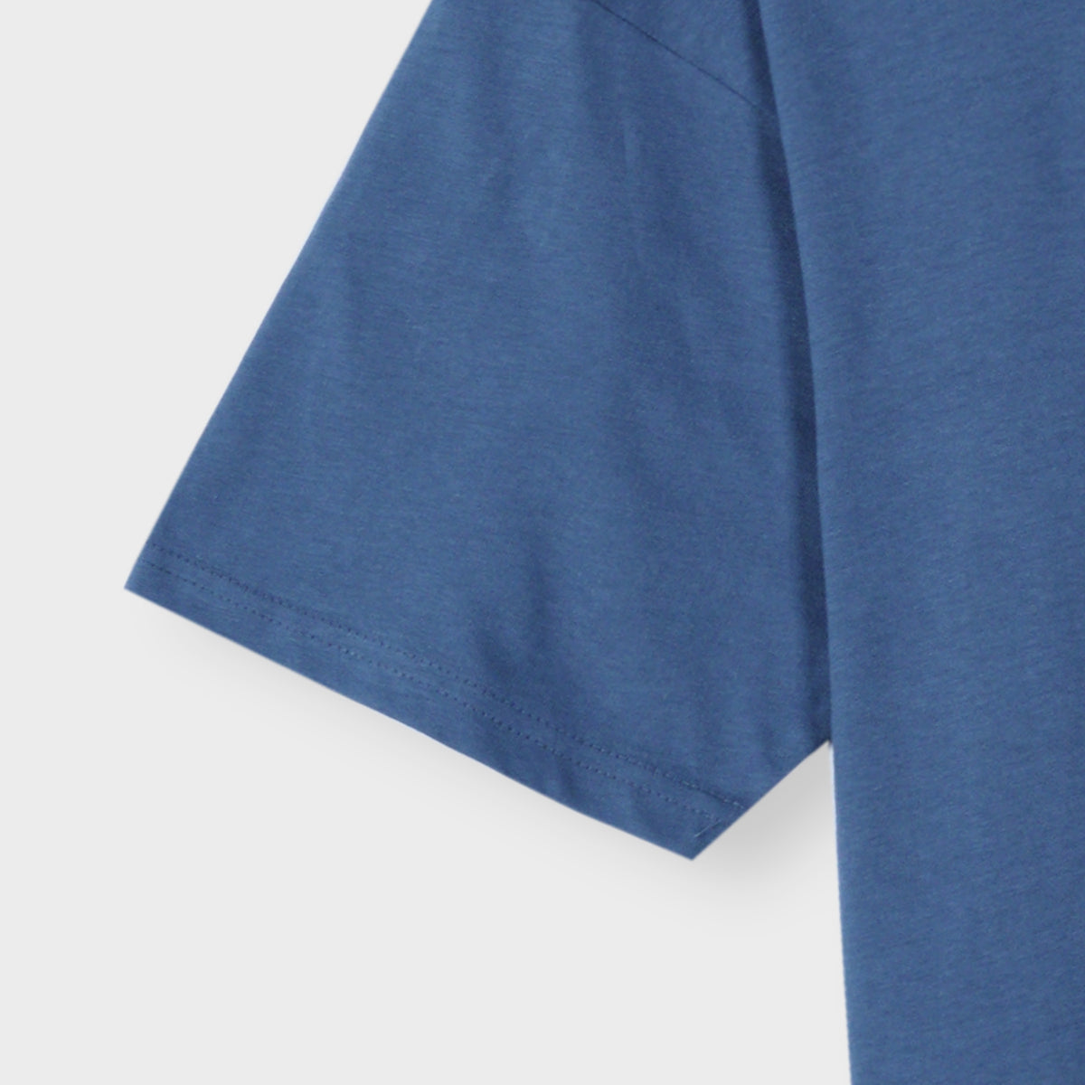 Premium Quality Cotton Plain Blue T-shirt For Men