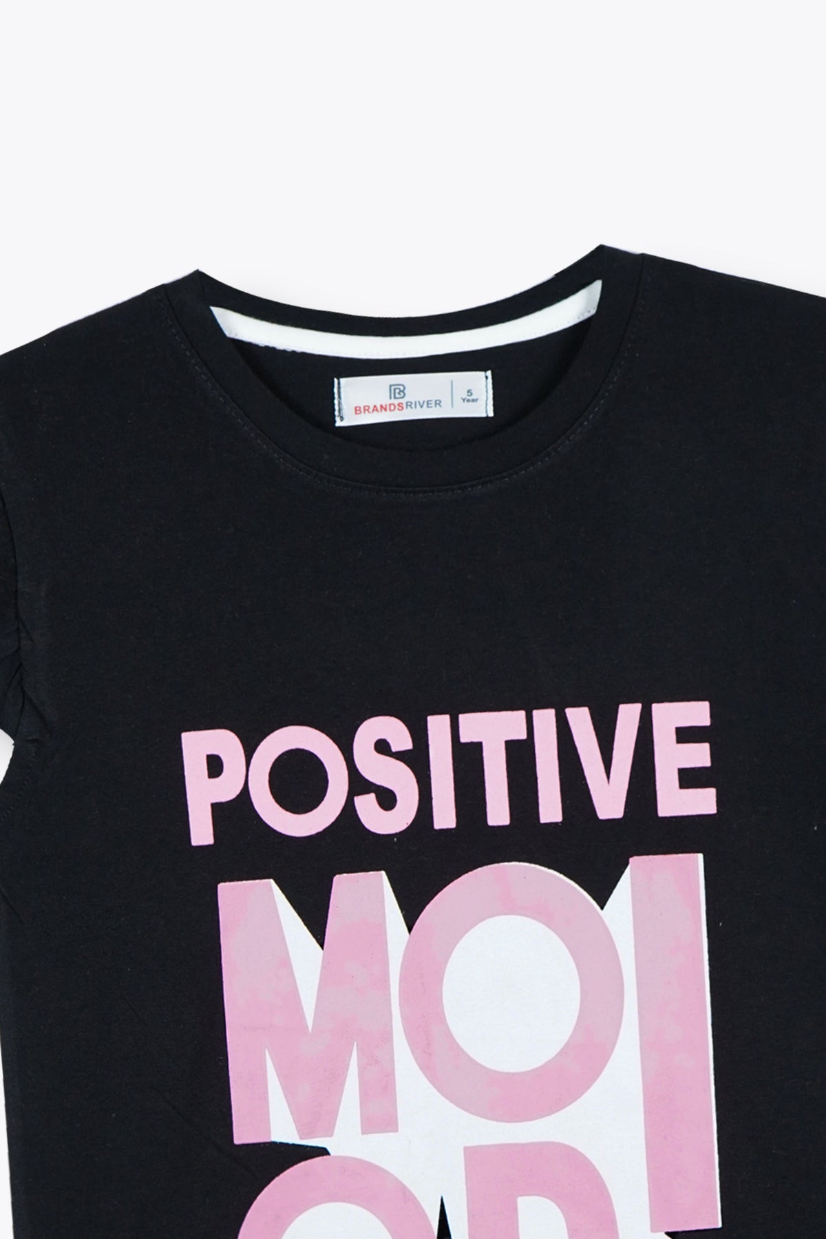 Premium Quality &quot;Positive Mood&quot; Printed Girls Summer Suit