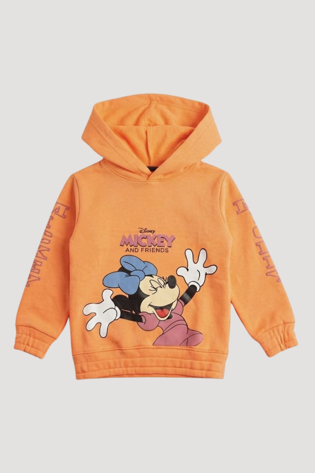 Premium Quality "Mickey" Printed Fleece Pull-over Hoodie  For Kids