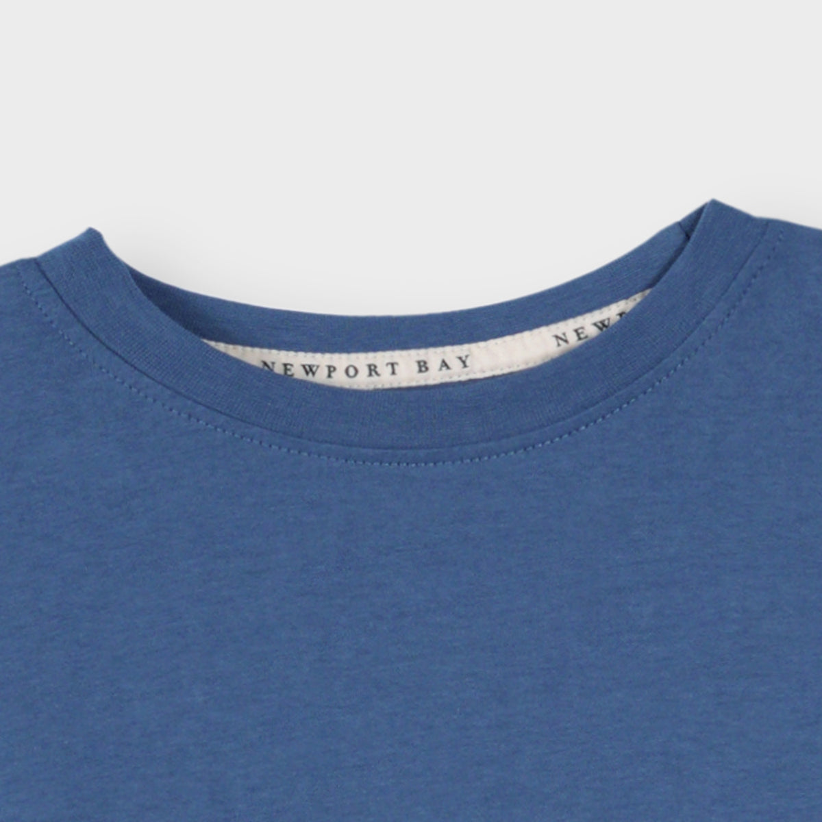 Premium Quality Cotton Plain Blue T-shirt For Men