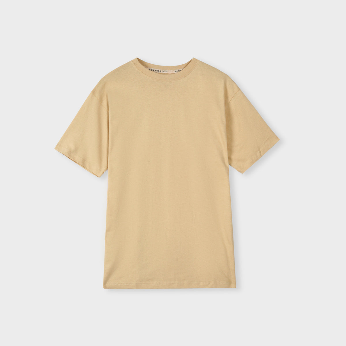 Premium Quality Cotton Beige T-shirt For Men