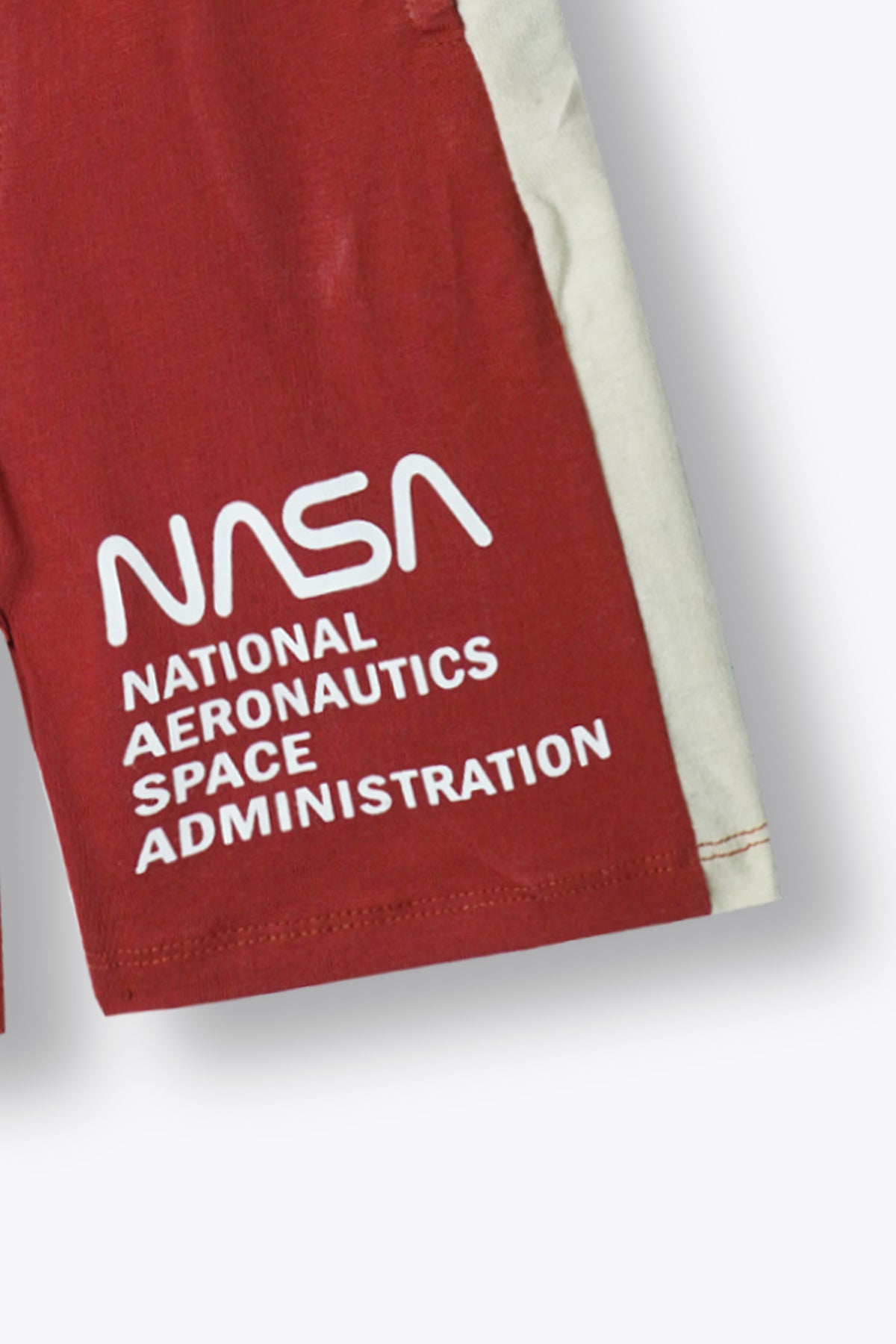Premium Quality &quot;NASA&quot; Printed Rust Colour Boys Summer Suit