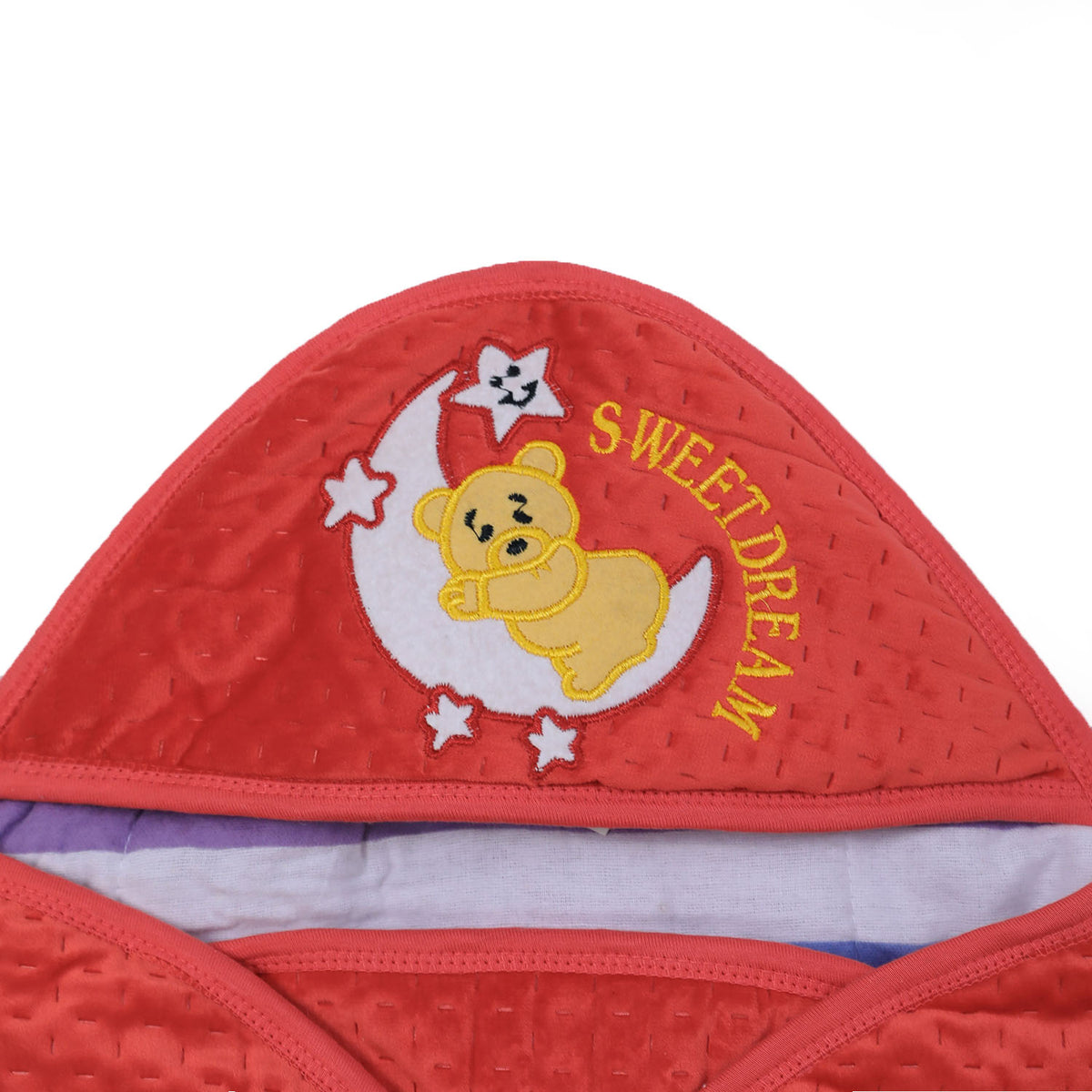 Hooded Soft Blanket Cum Wrapper For Newborn Babies (0-12 Months)