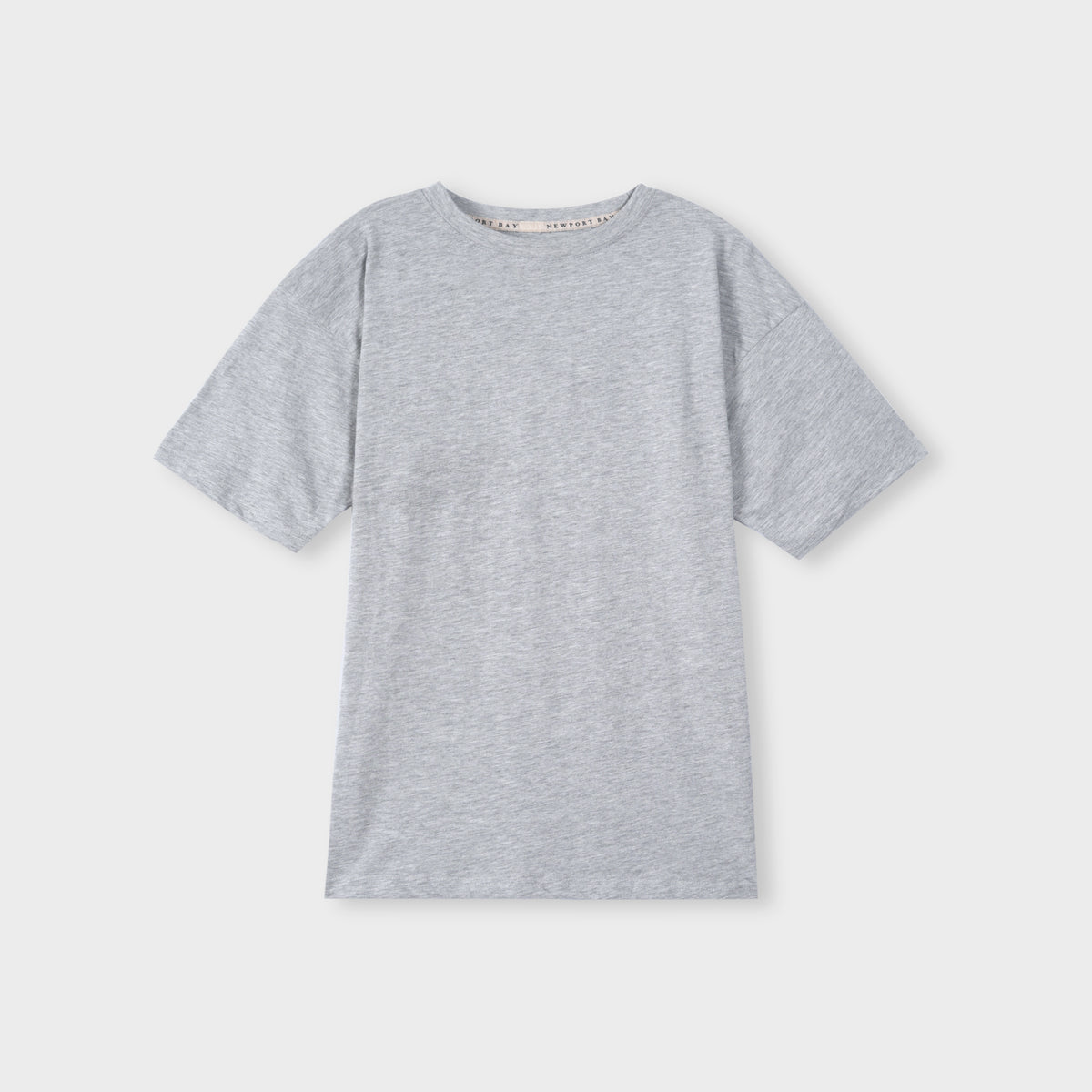 Premium Quality 100% Organic Cotton Plain Grey Marl T-shirt For Men