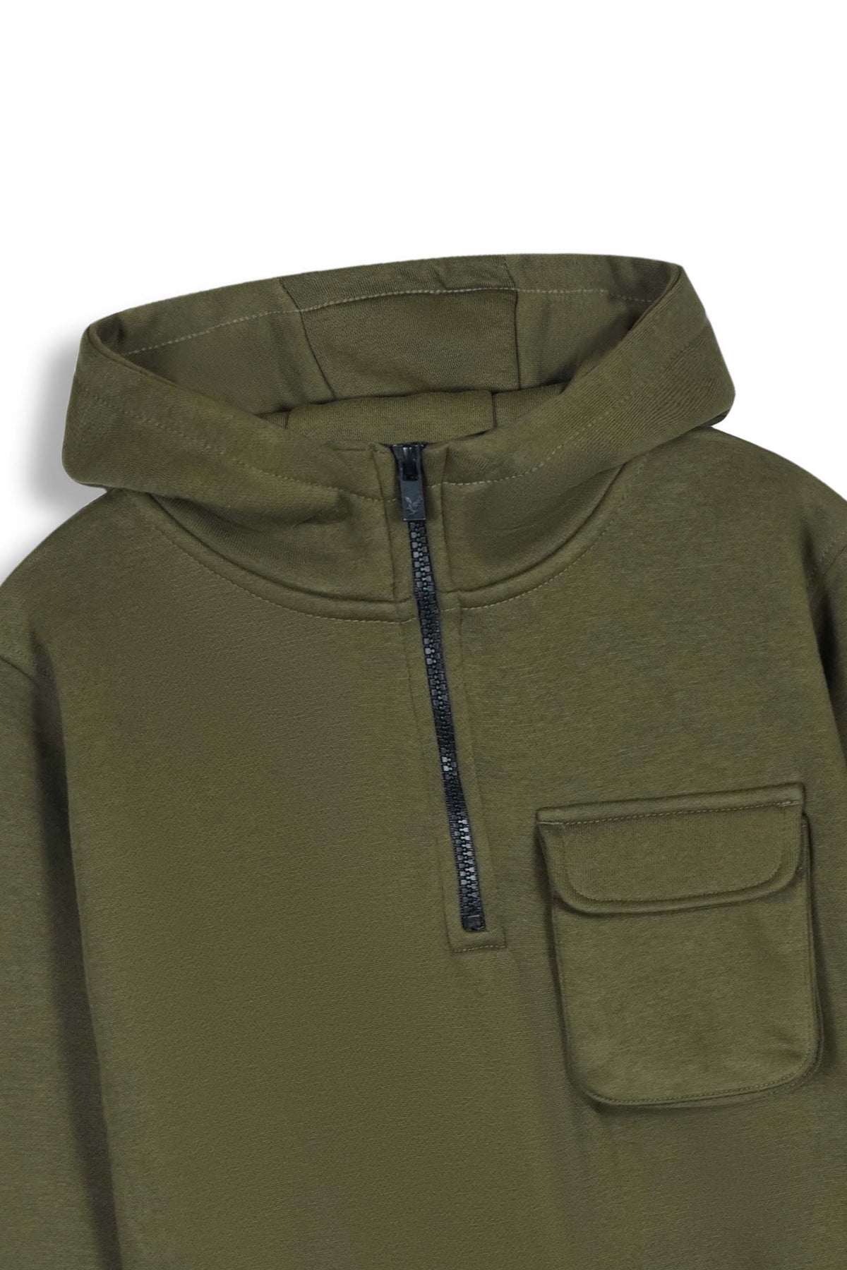 Premium Quality Quarter Zip Pull-Over Hoodie For Boys