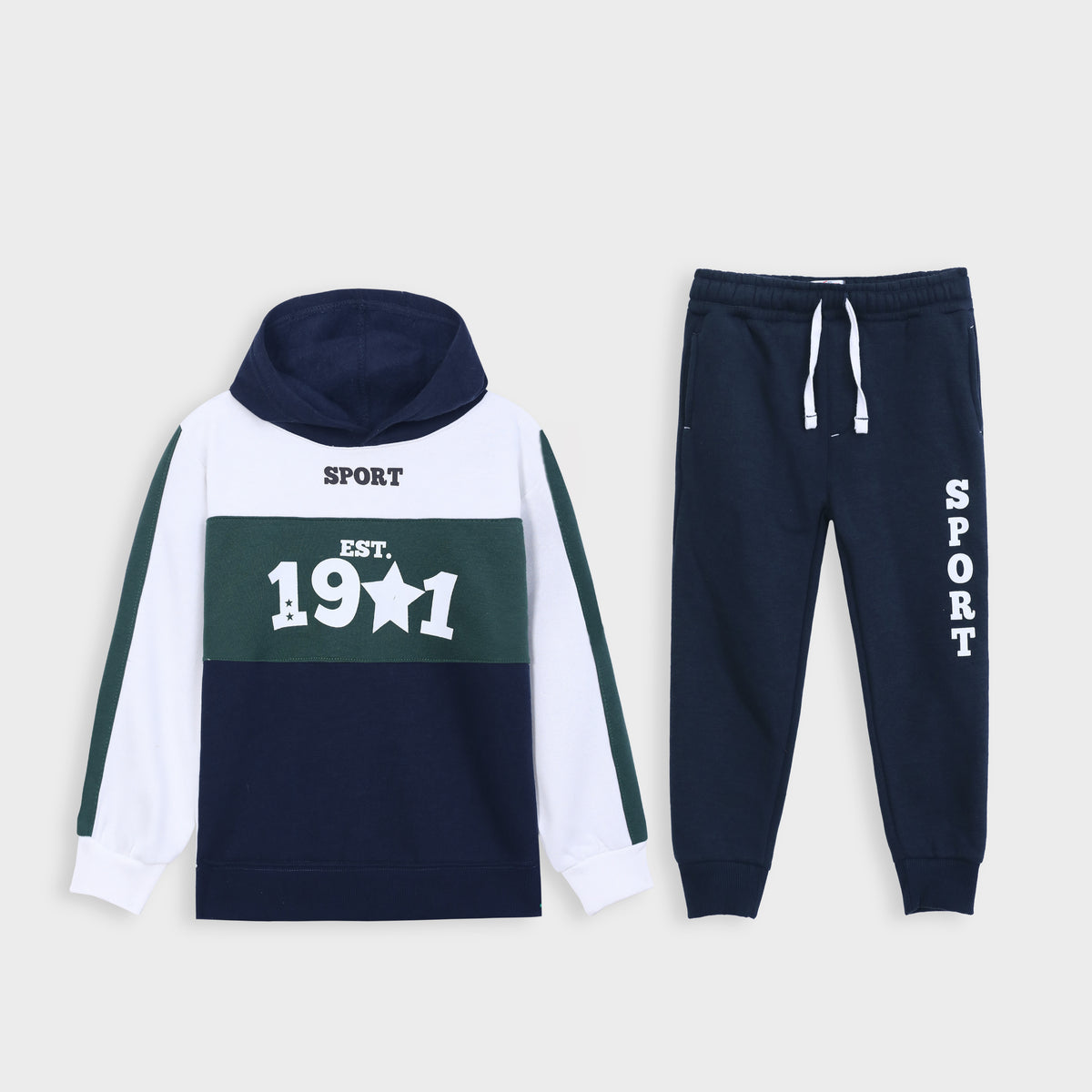 Kids Cut &amp; Sew Graphic Fleece  PULL OVER Track Suit