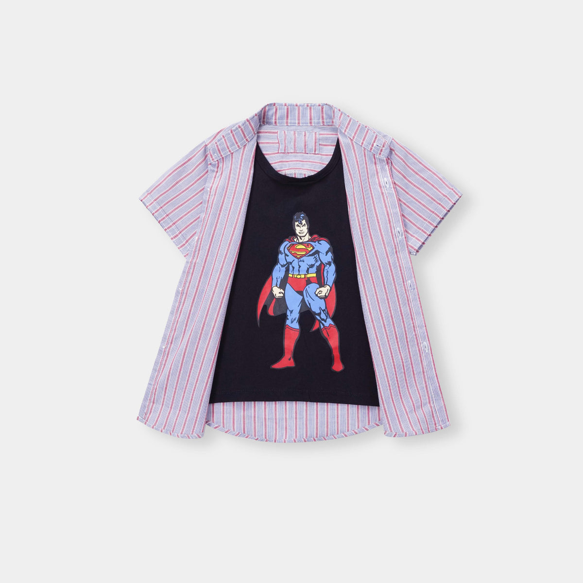 Premium Quality &quot;SUPERMAN&quot; printed Twofer Shirt for Boys