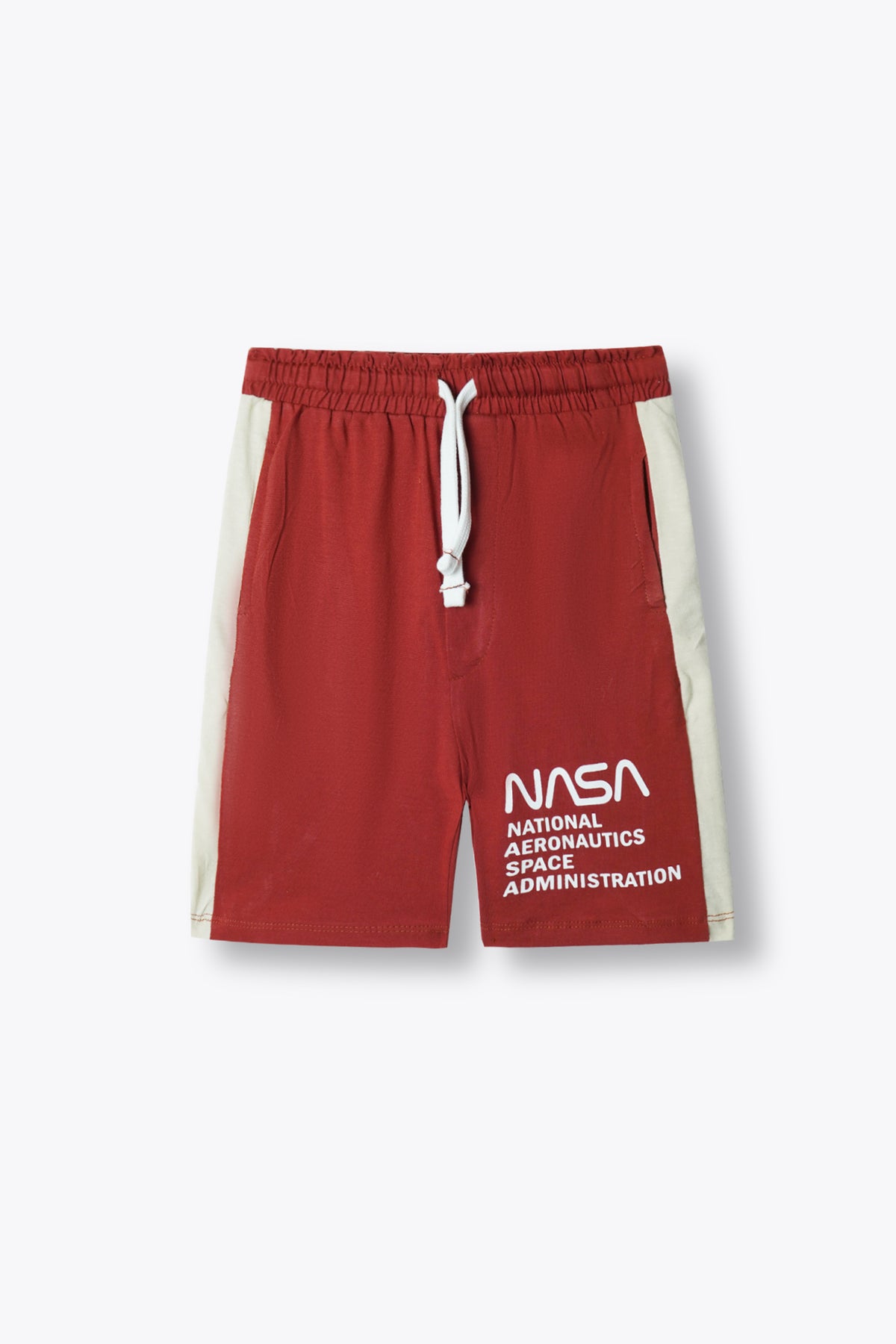 Premium Quality &quot;NASA&quot; Printed Rust Colour Boys Summer Suit