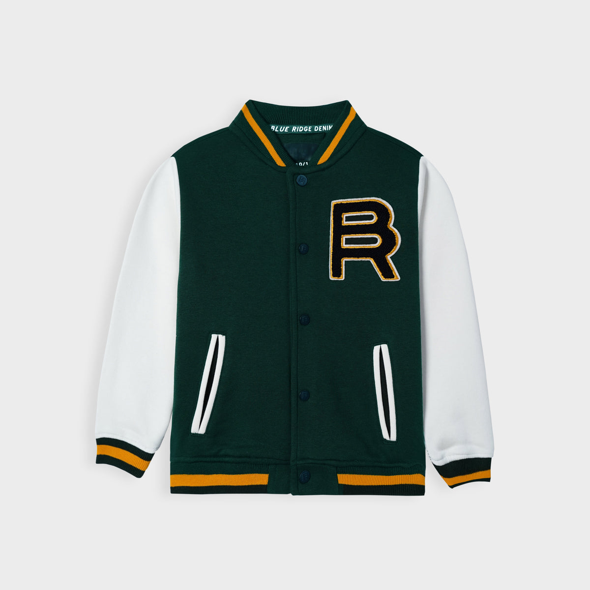 Kids Base Ball Embroidered Fleece Jacket  (R)