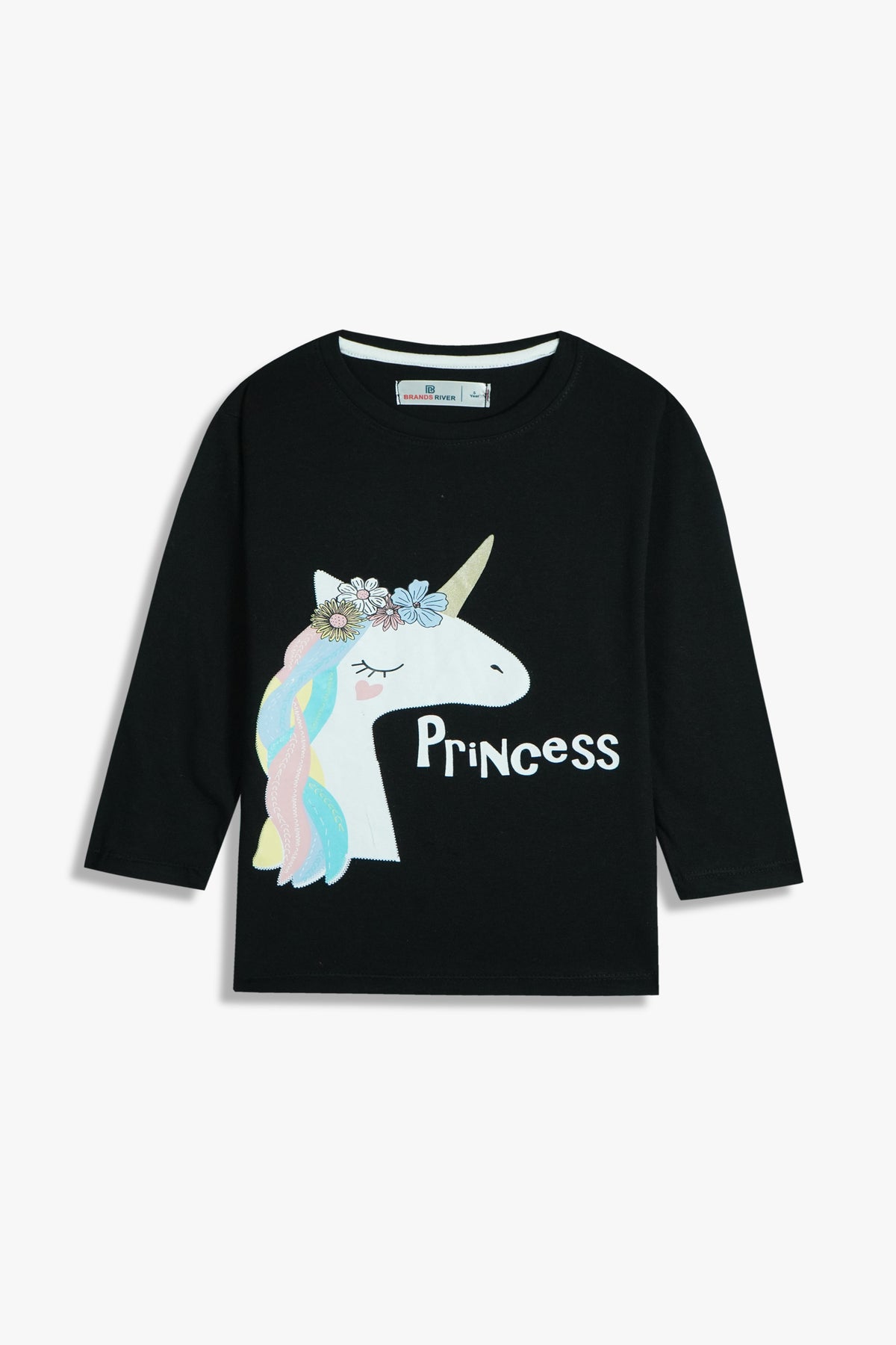 Premium Quailty &quot;Princess&quot; Printed Full Sleeves Girls Summer suit