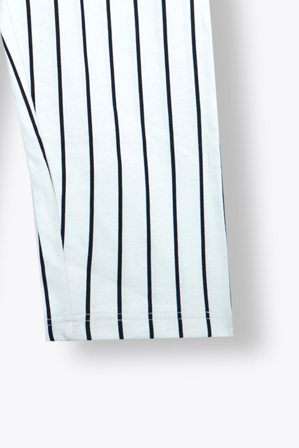 Premium Quality &quot;Kitty&quot; Printed White Striped Girls Summersuit