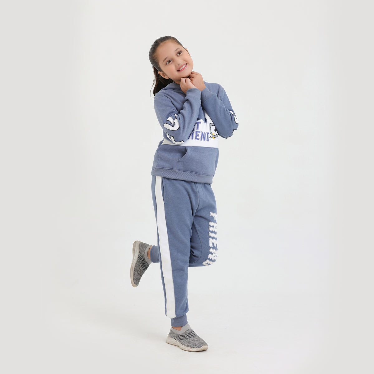 Kids Cut &amp; Sew  UNISEX pull over fleece hoodies Track Suit