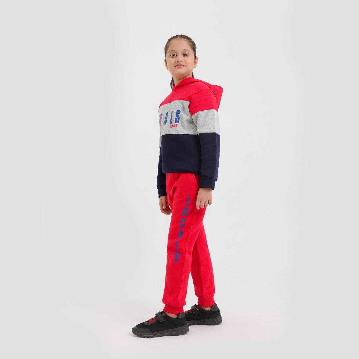 Premium Quality cut and sew pull over Fleece Track Suit For Kids