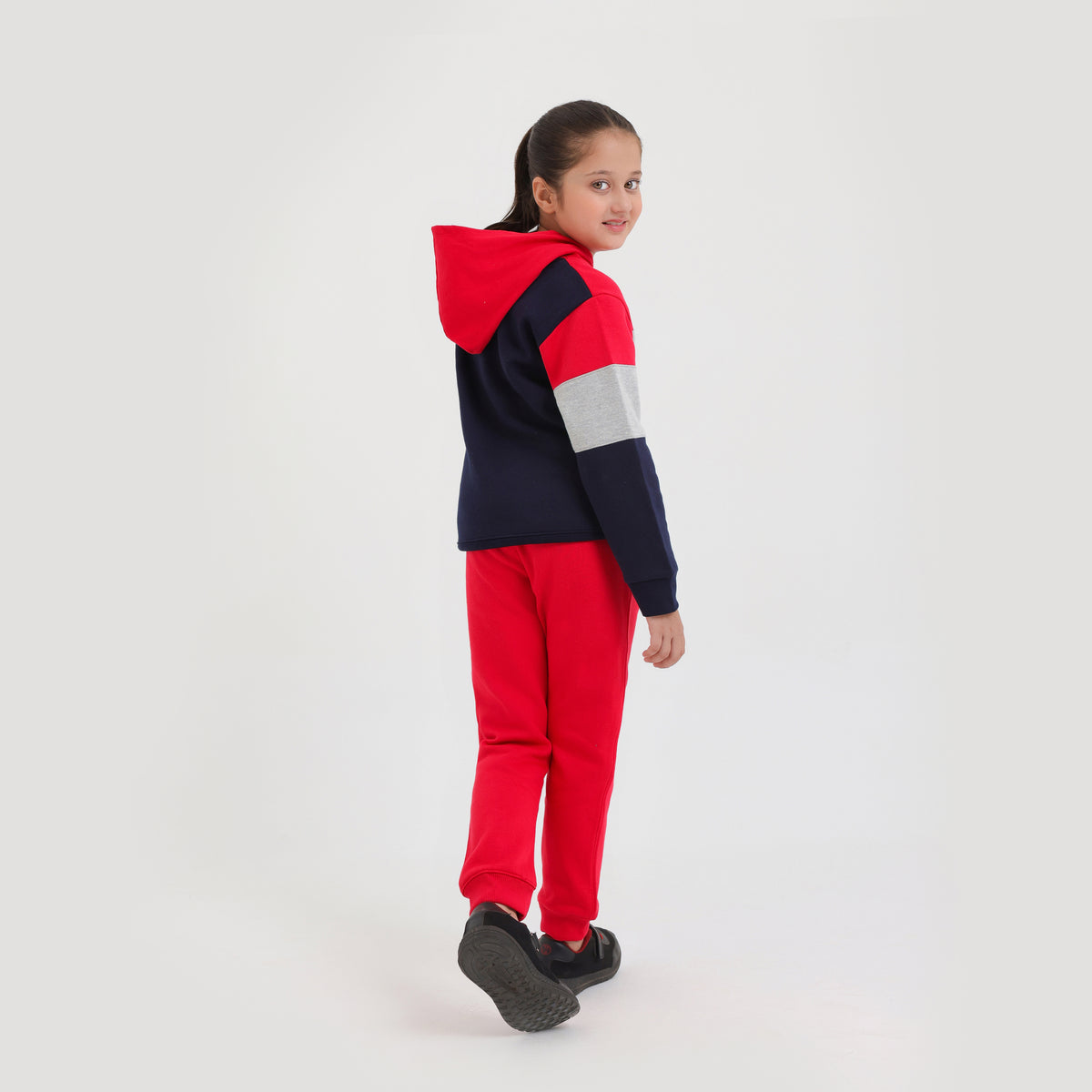 Premium Quality Cut &amp; Sew Pull Over Fleece Track Suit For Kids