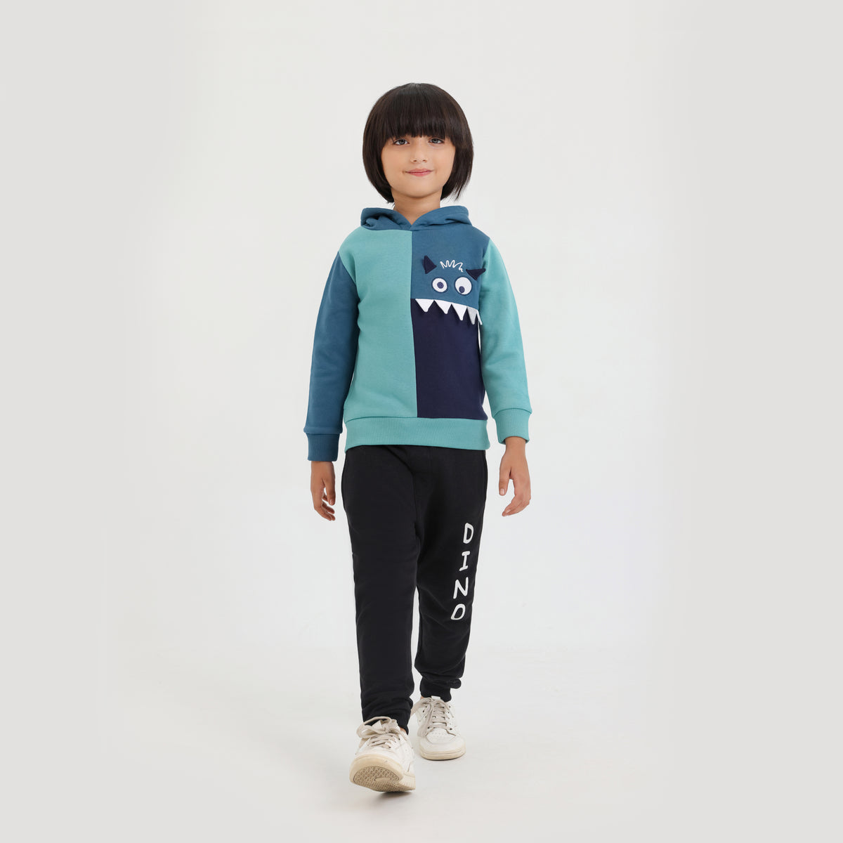 Premium Quality Embroidered Pull Over Soft Fleece Hoodie For Kids ( R)