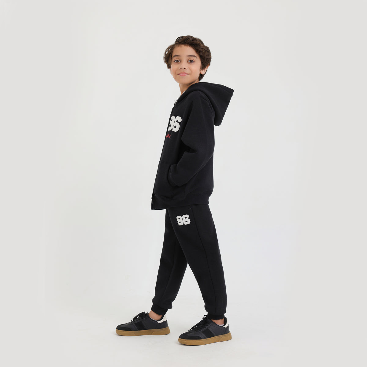 Kids Premium Quality Printed Fleece Zipper Hoodie suit