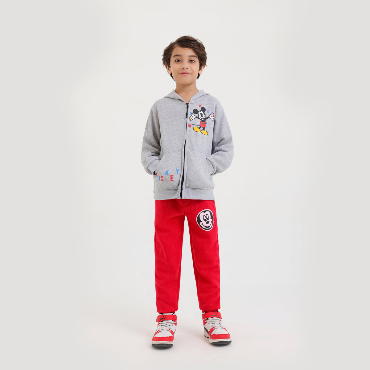 Premium Quality Printed Fleece Zipper TrackSuit For Boys