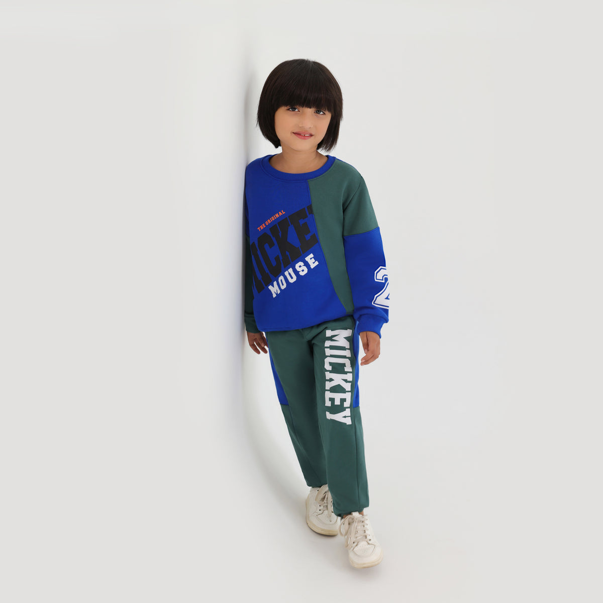 Premium Quality Printed Panel Fleece Suit For Kids