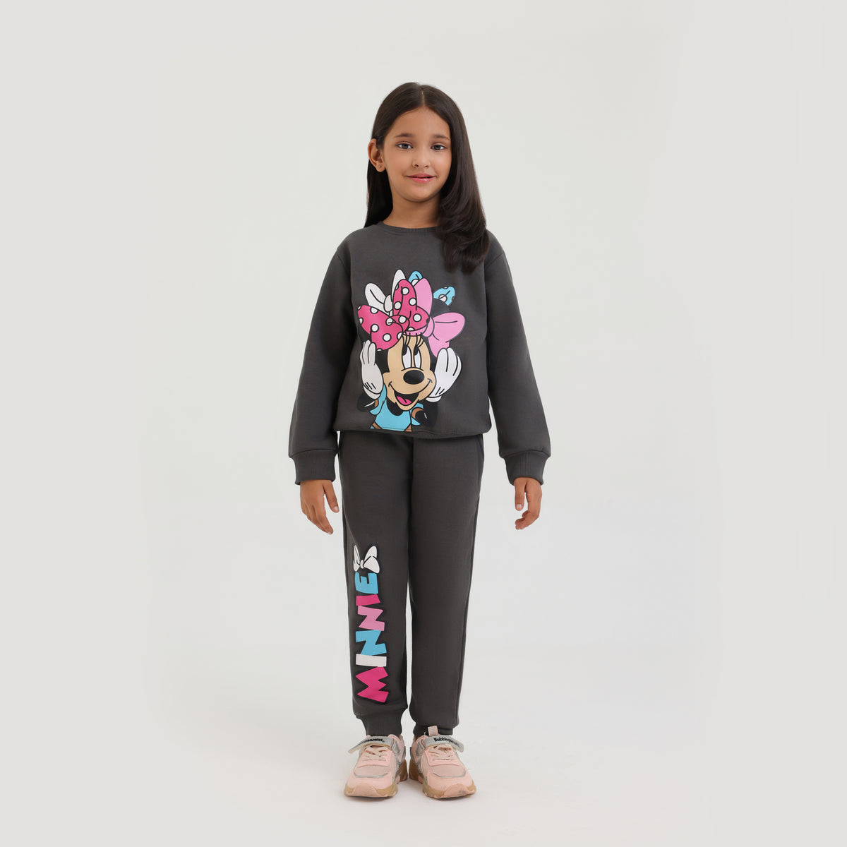 Premium Quality Soft Cotton &quot;Mickey Mouse&quot; Printed Fleece Suit For Girls