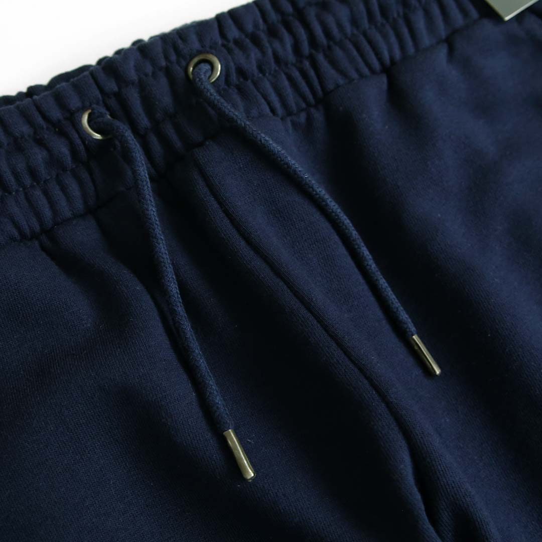 Men Close Bottom Embroidered Fleece Jogger
