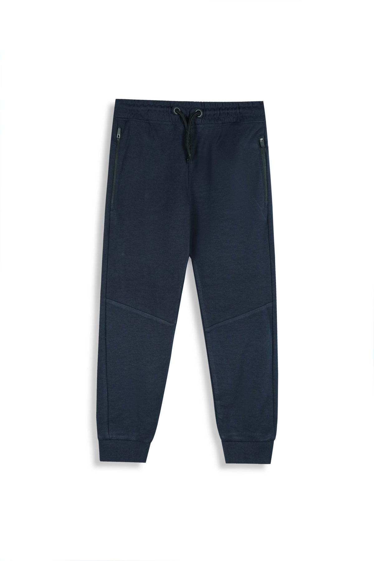 Premium Quality Zip Pockets Black Fleece  Trouser