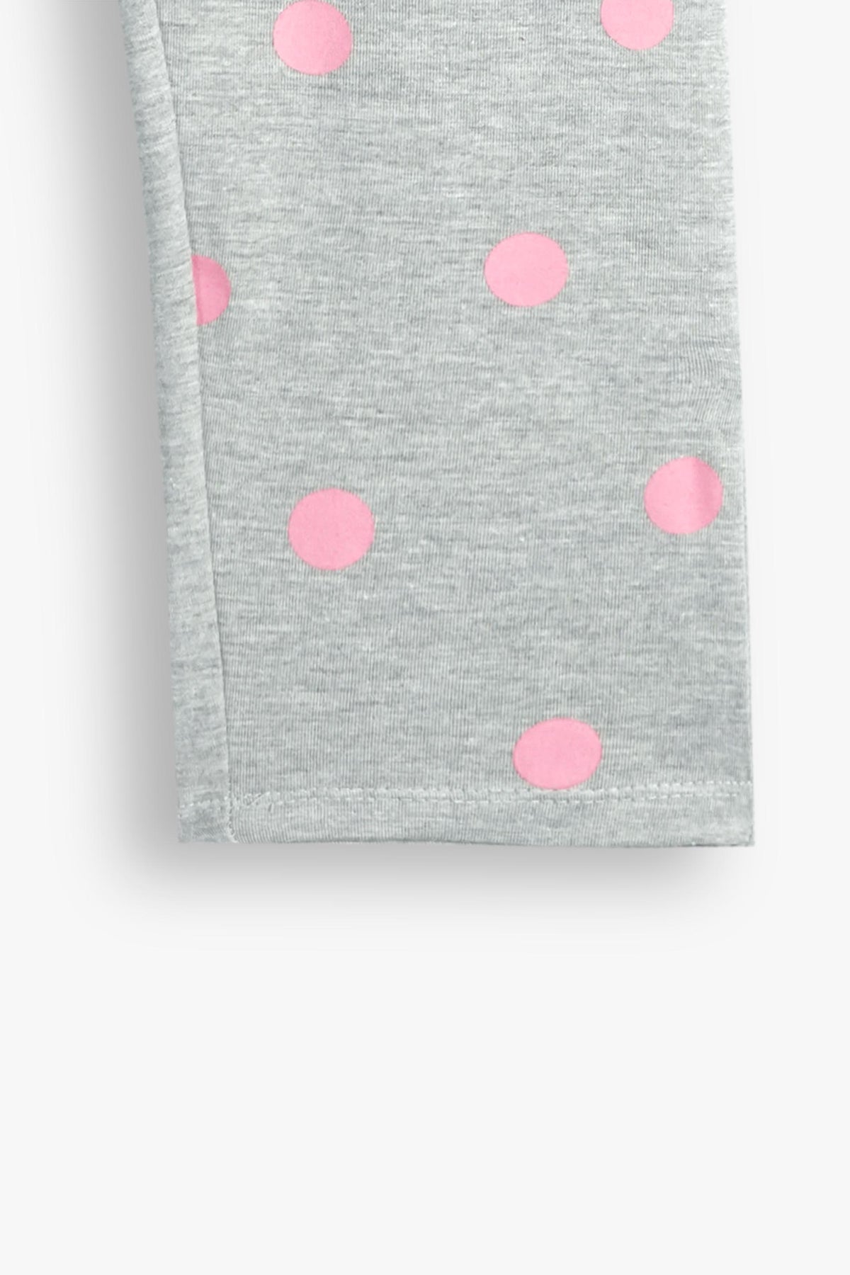 Premium Quailty &quot;Girls Power&quot; Printed Full Sleeves  Grey Summer suit with Polka dot Trouser