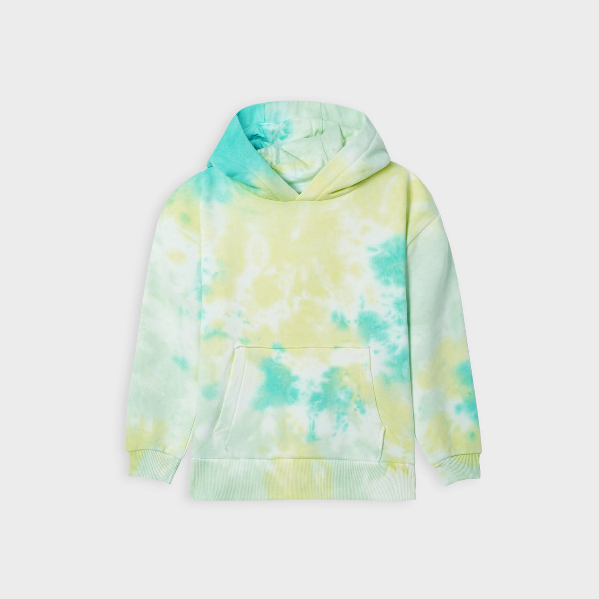 Premium Quality Tie &amp; Dye Fleece Pull-Over Hoodie For Kids  (R)