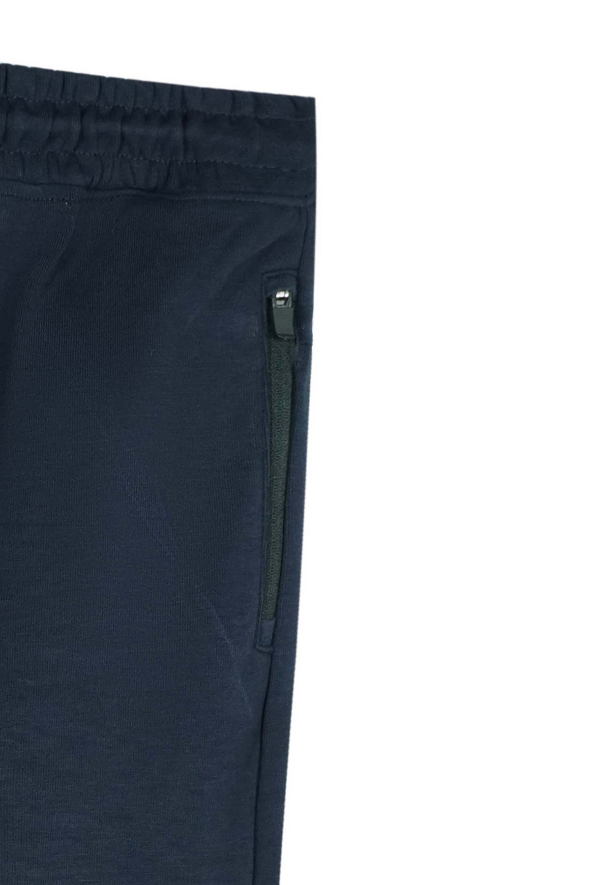 Premium Quality Zip Pockets Black Fleece  Trouser