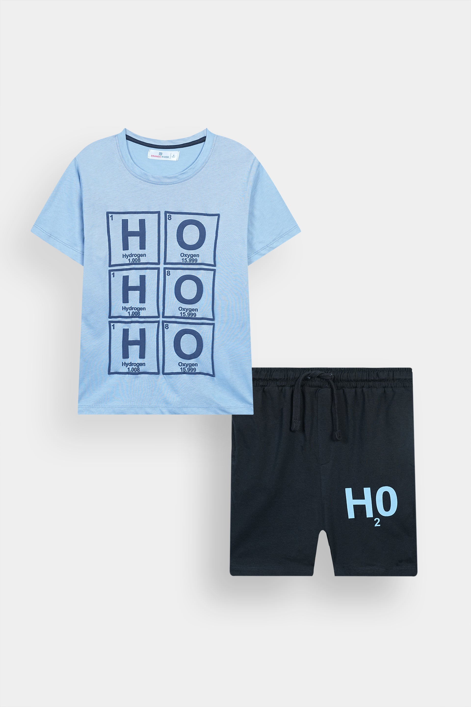 Premium Quality "H2O" Printed Summer Suit For Boys