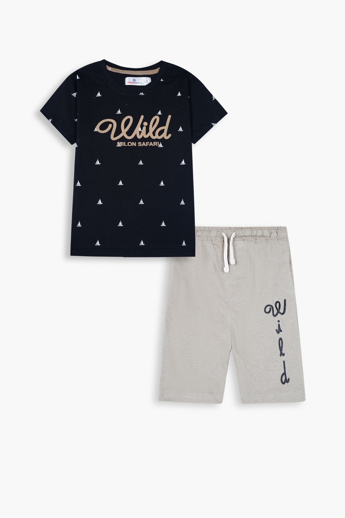 Premium Quality 'WILD' Printed Summer Suit For Boys