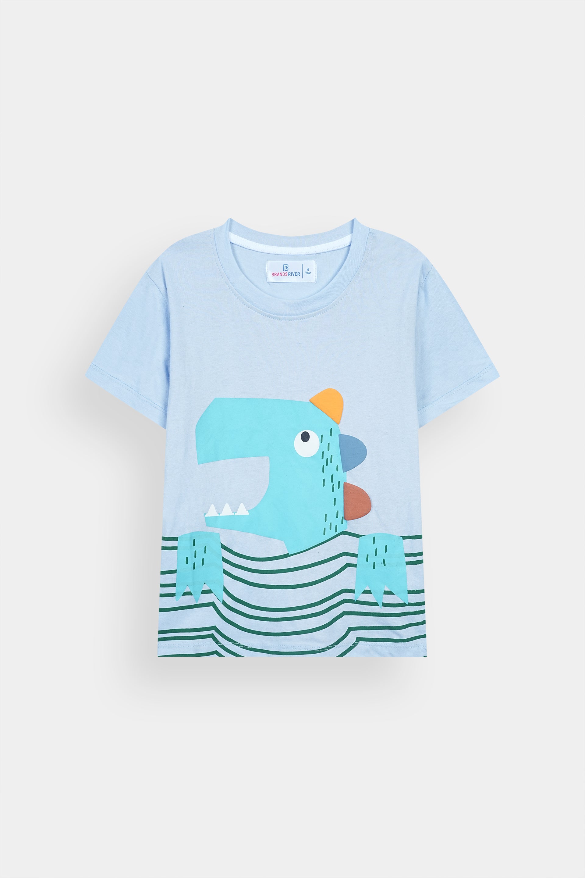 Premium Quality "Dino" Printed Summer Suit For Boys