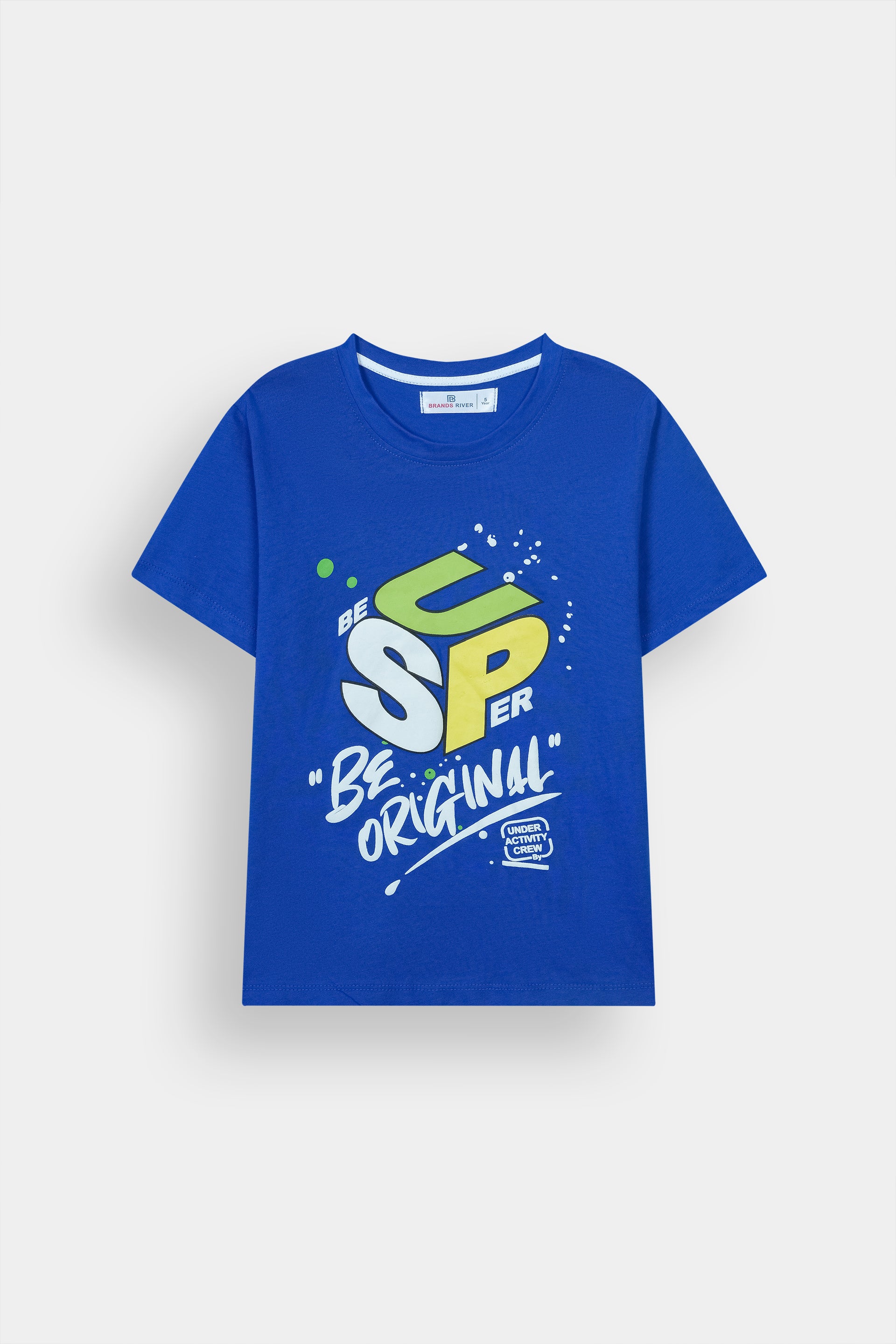 Premium Quality "Super Boy" Printed Summer Suit For Boys