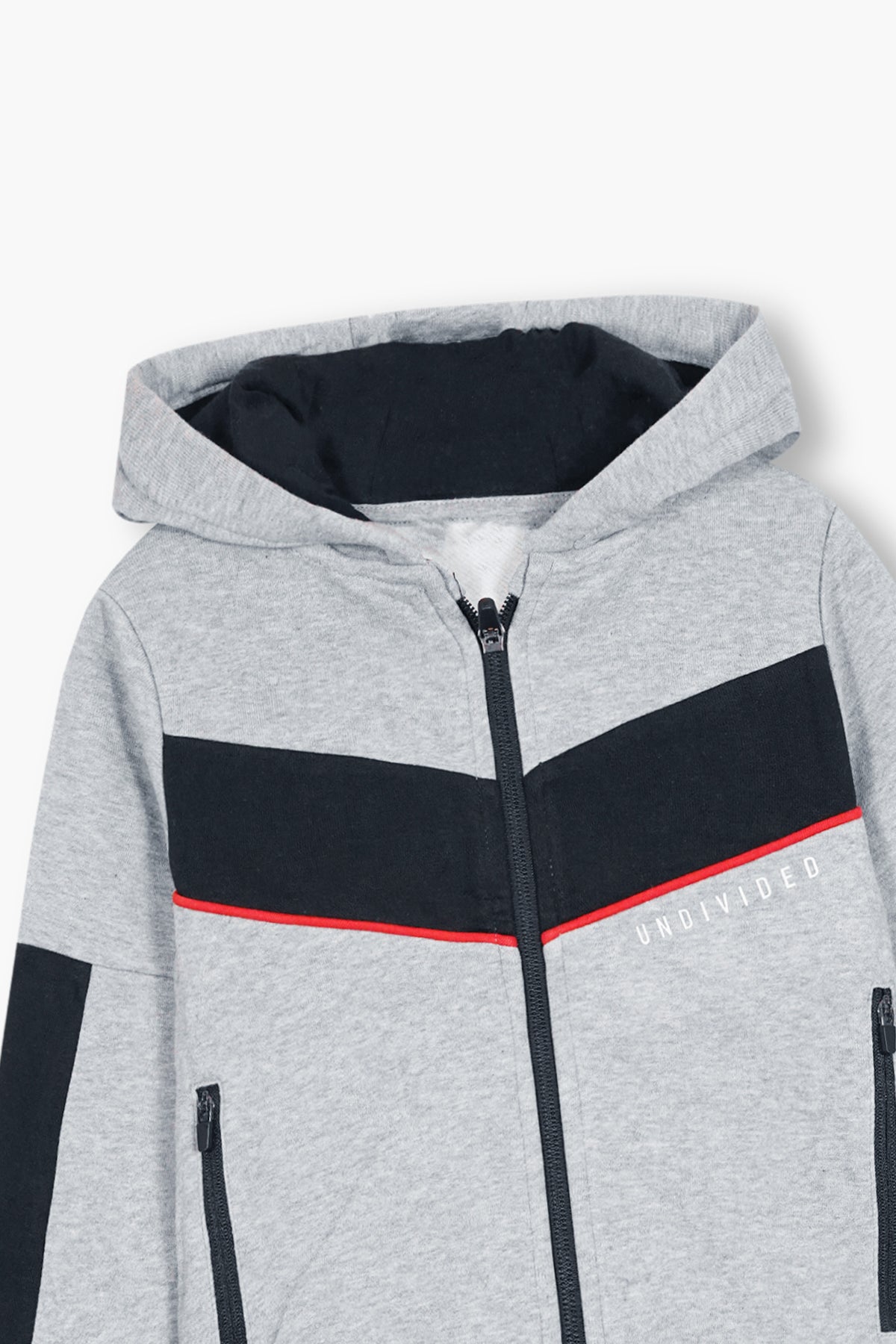 Premium Quality "Undivided" Printed  Pannel Fleece Hoodie For Kids